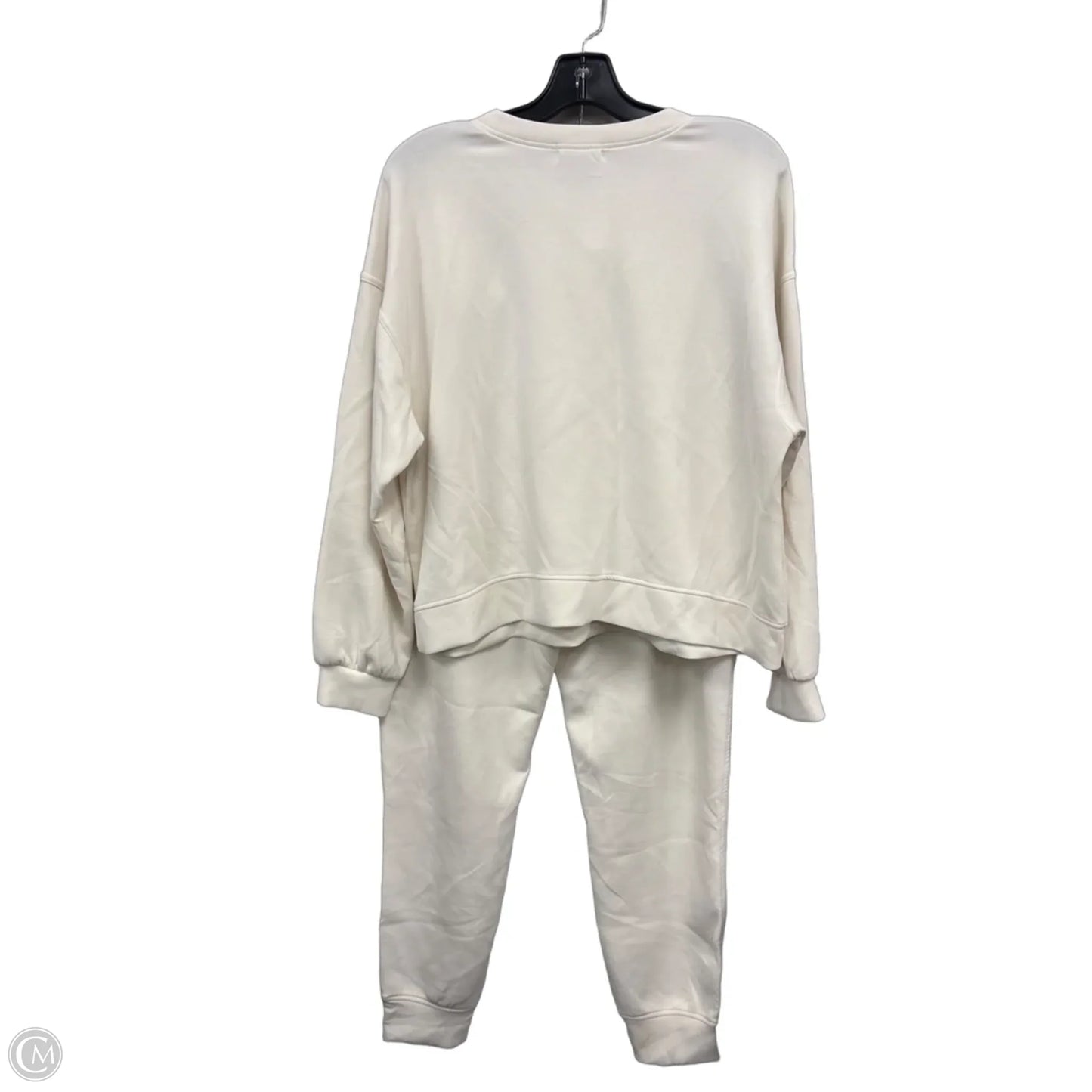 Pants Set 2pc By Mary Square In Cream, Size: L