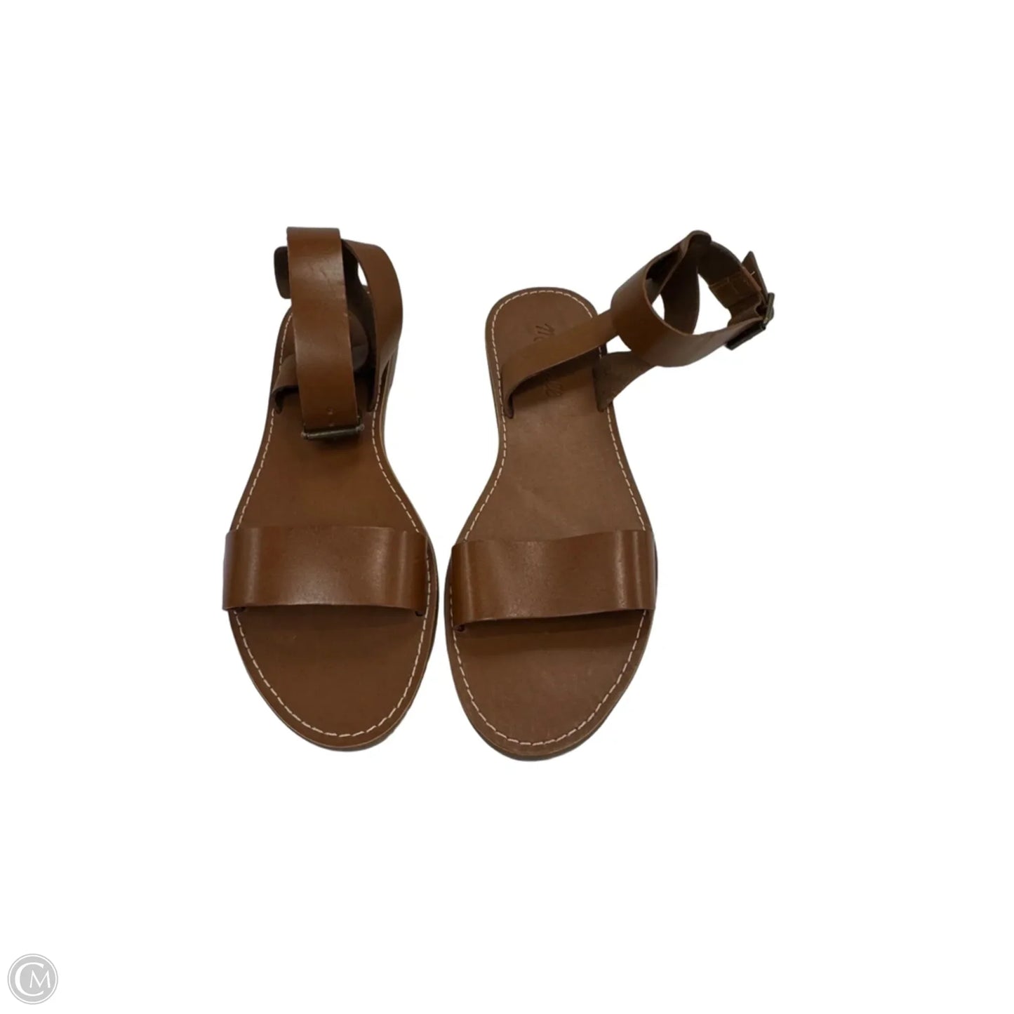 Sandals Flats By Madewell In Brown, Size: 8.5