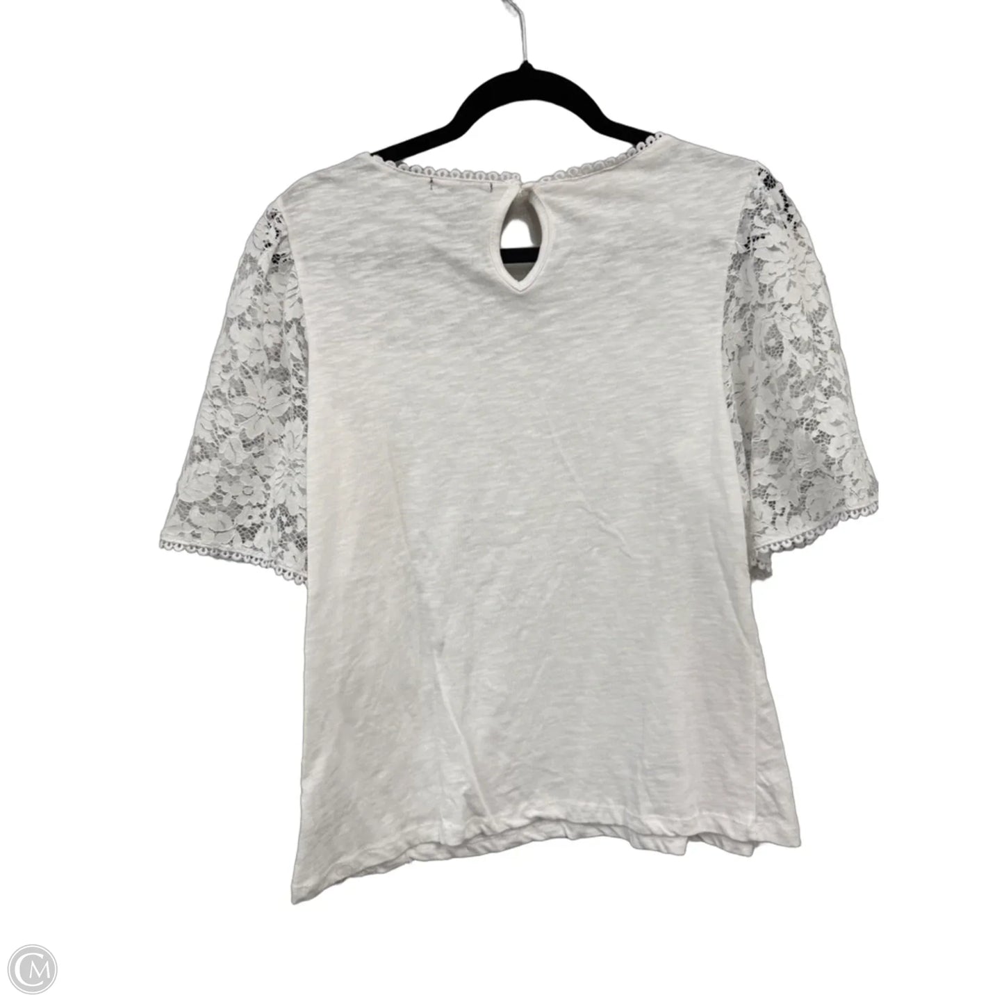 Top Short Sleeve By By Design In White, Size: M
