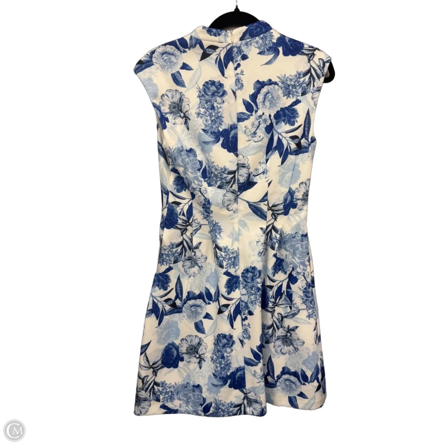 Dress Casual Short By Vince Camuto In Blue & White, Size: 6
