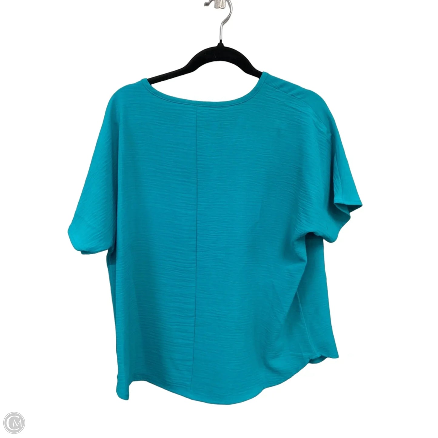 Top Short Sleeve By Zenana In Green, Size: S