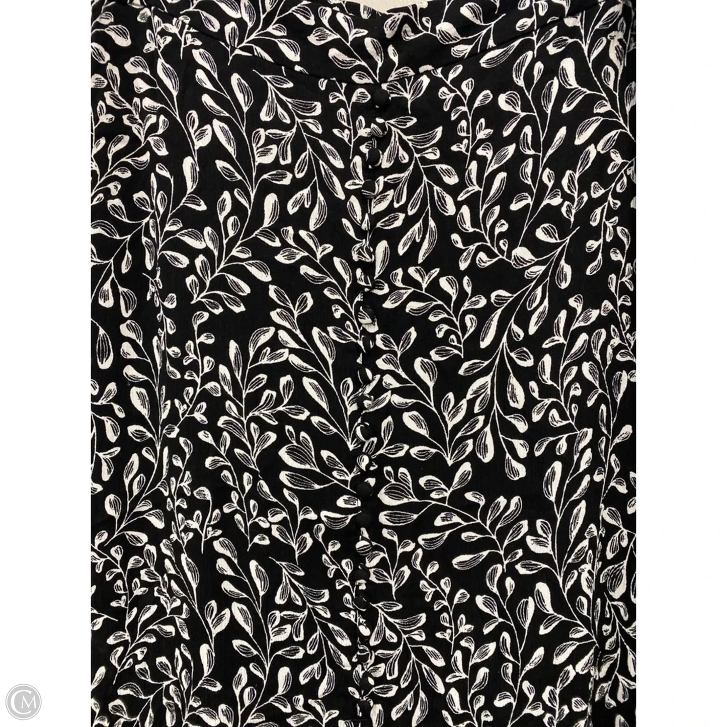 Dress Casual Midi By J. Jill In Black & White, Size: M