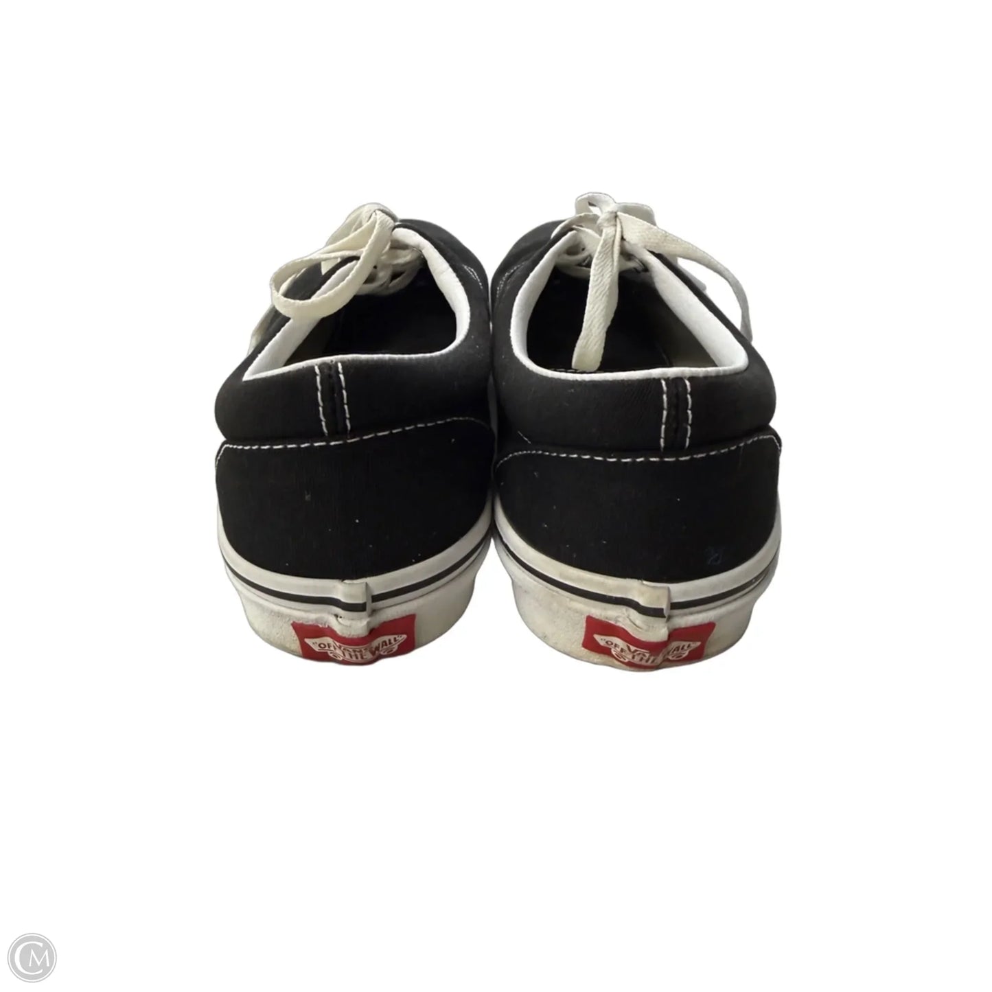 Shoes Sneakers By Vans In Black & White, Size: 8