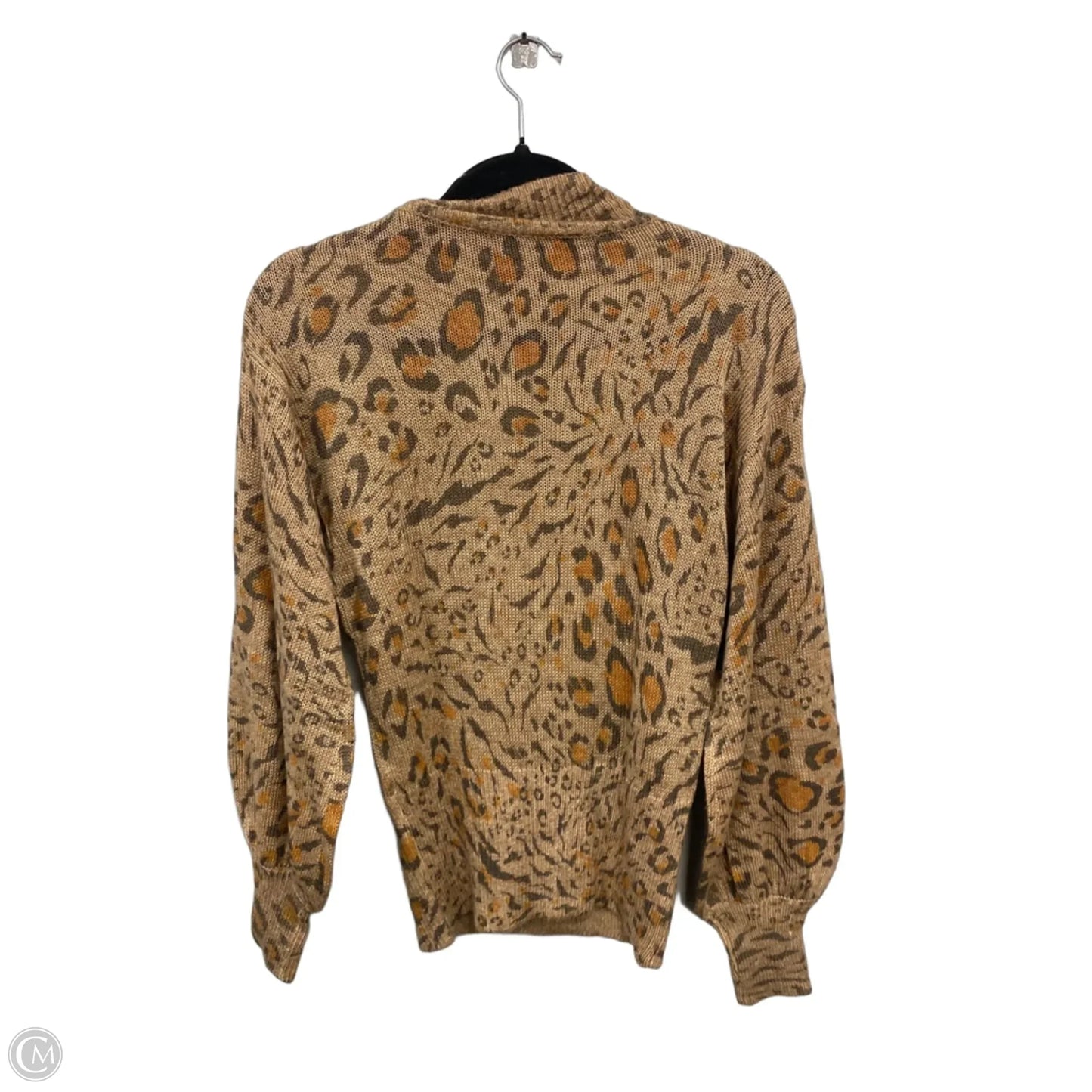 Sweater By White House Black Market In Orange & Tan, Size: S