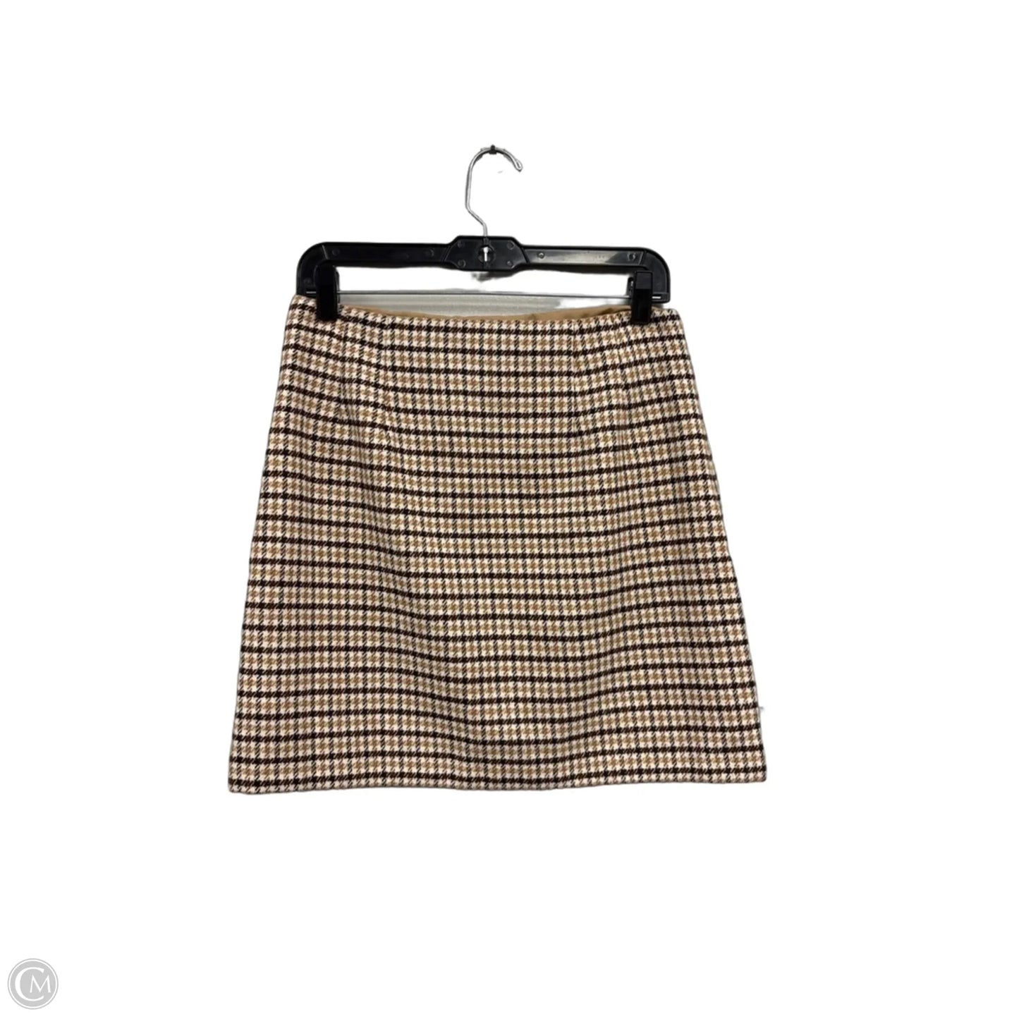 Skirt Mini & Short By Loft In Brown & Cream, Size: 4