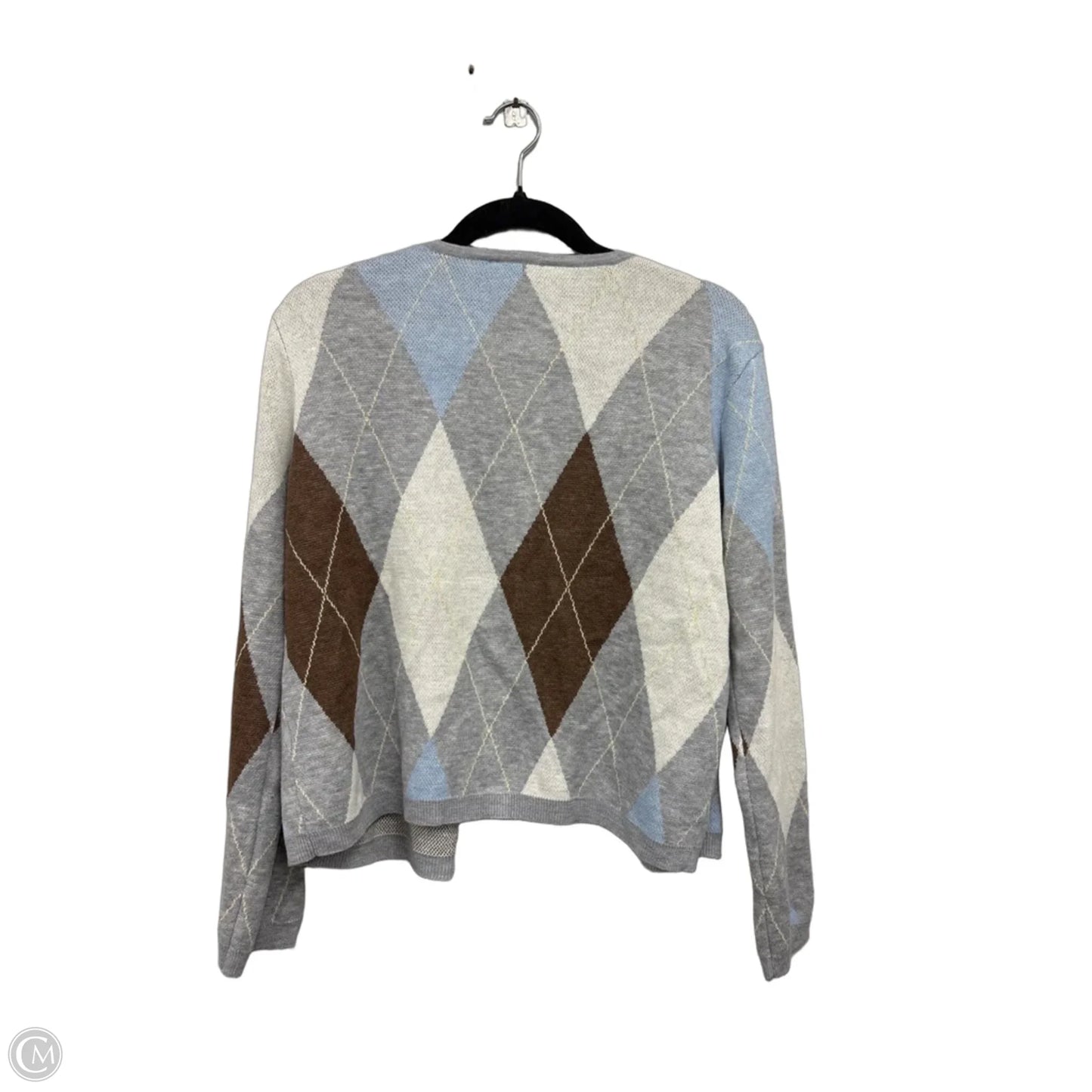 Cardigan By Cece In Brown & Grey, Size: S