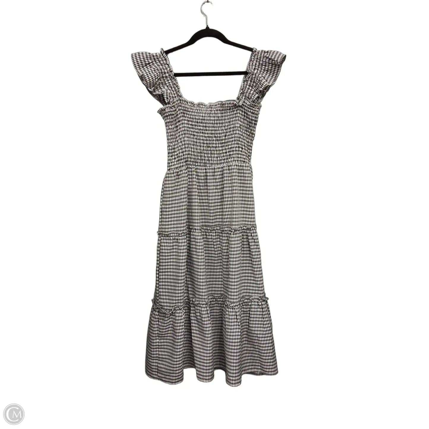 Dress Casual Midi By Sugar Lips In Black & White, Size: S