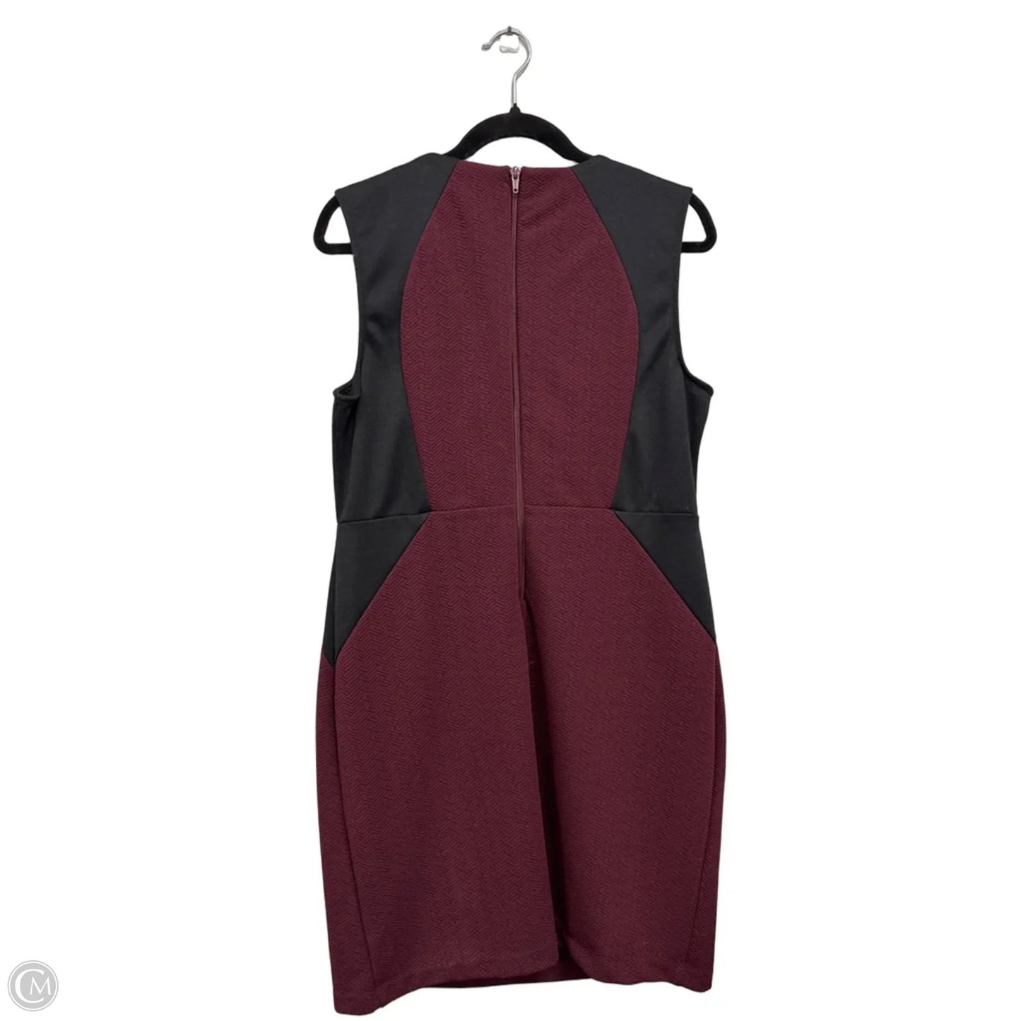 Dress Casual Short By Apt 9 In Maroon, Size: L