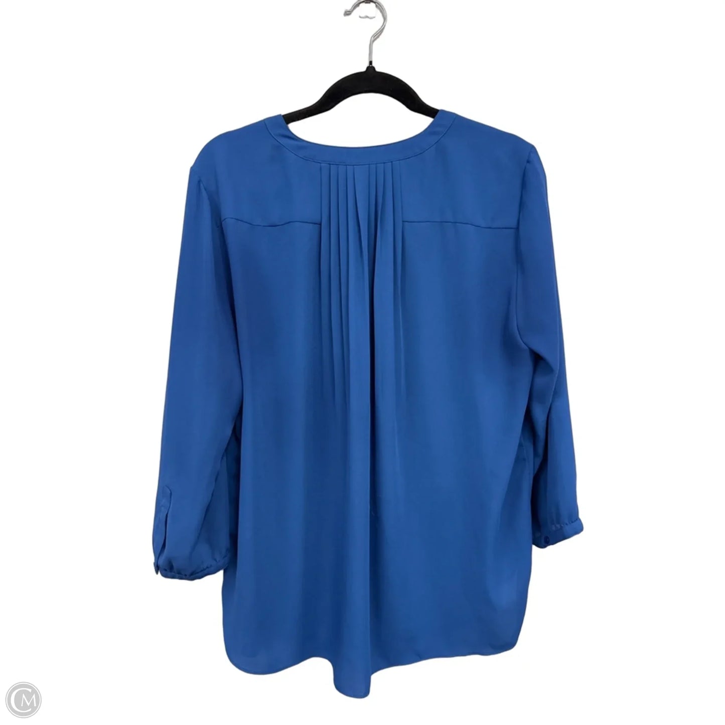 Top 3/4 Sleeve By Not Your Daughters Jeans In Blue, Size: L