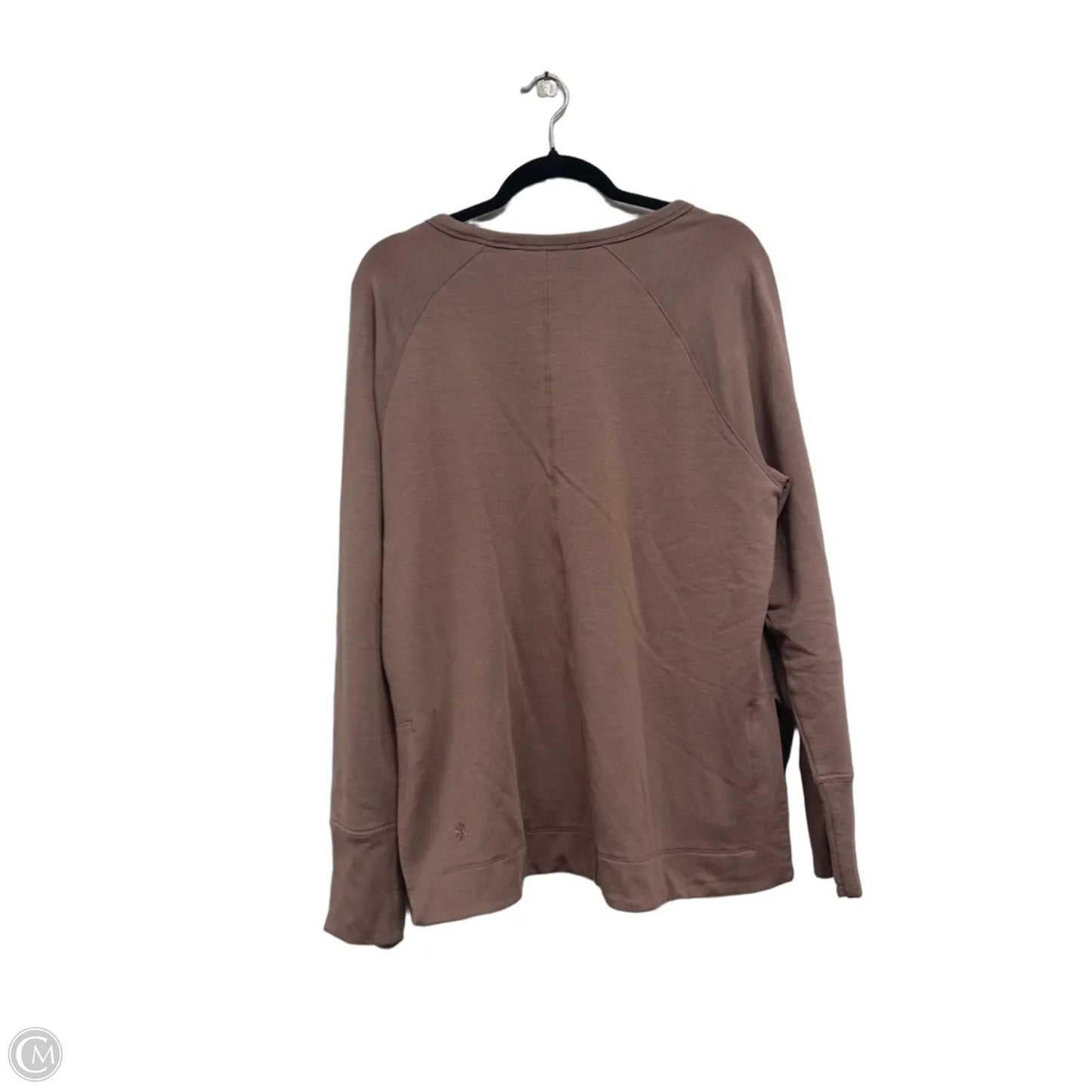 Athletic Sweatshirt Crewneck By Athleta In Mauve, Size: Lp
