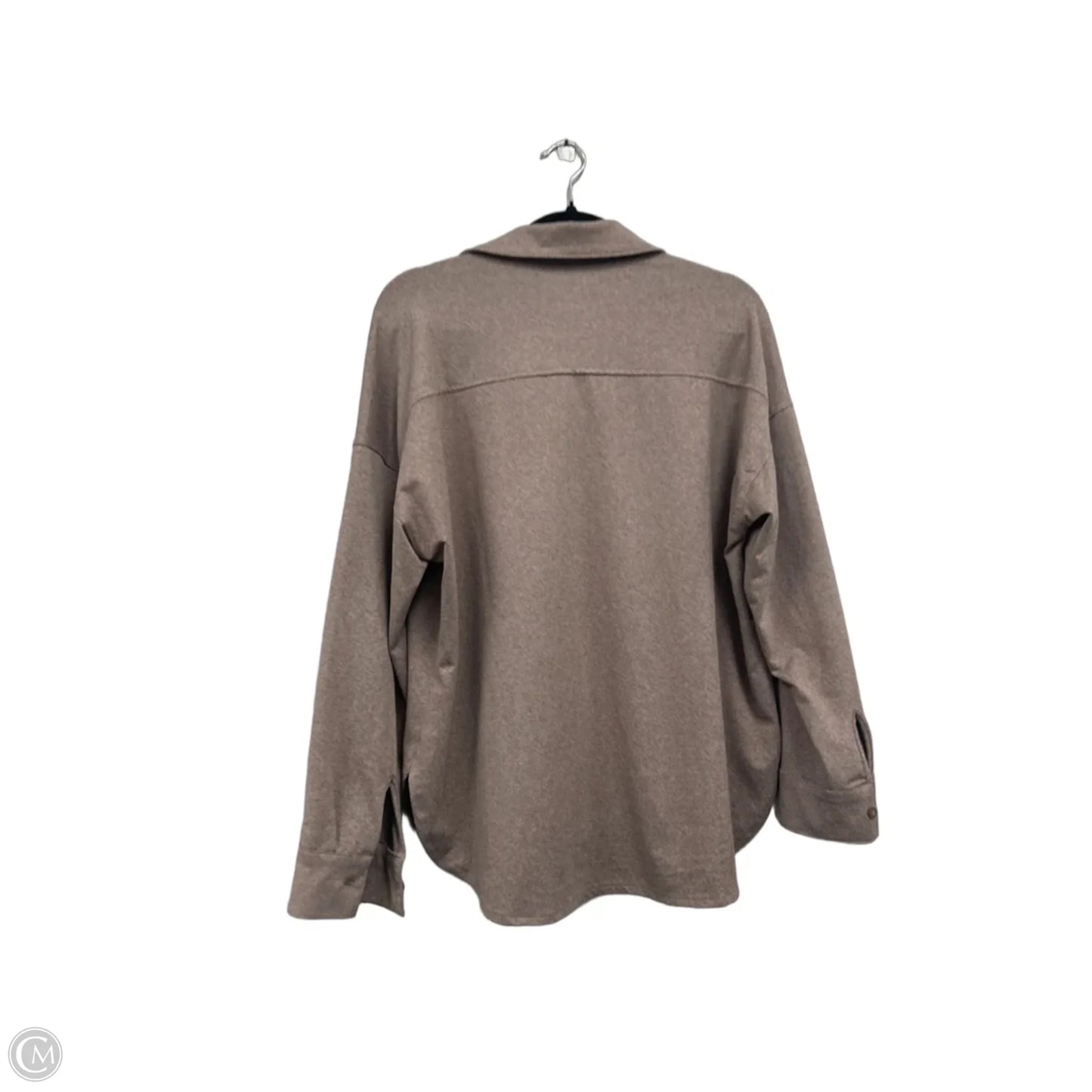 Top Long Sleeve By Lou And Grey In Tan, Size: S