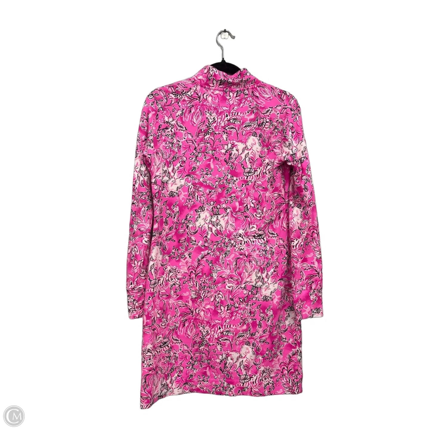 Dress Designer By Lilly Pulitzer In Black & Pink, Size: S
