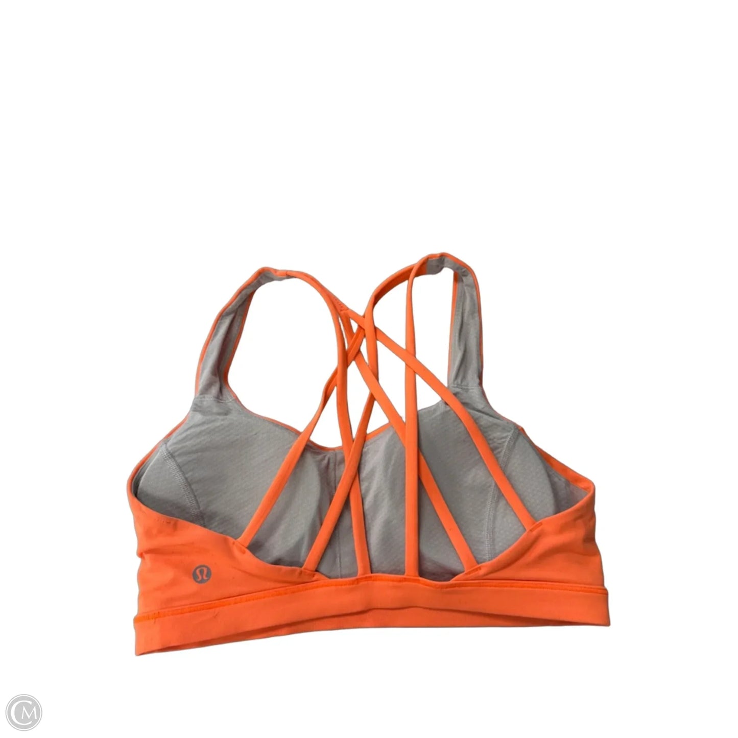Athletic Bra By Lululemon In Orange, Size: 8