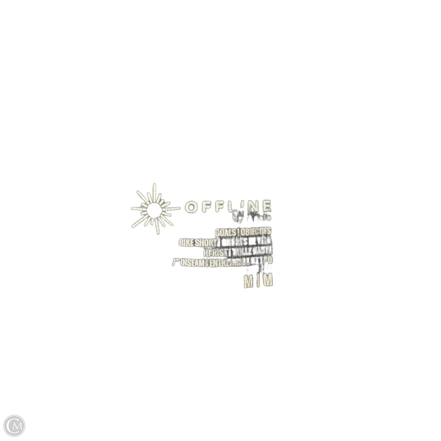 Athletic Shorts By Offline In Black, Size: M