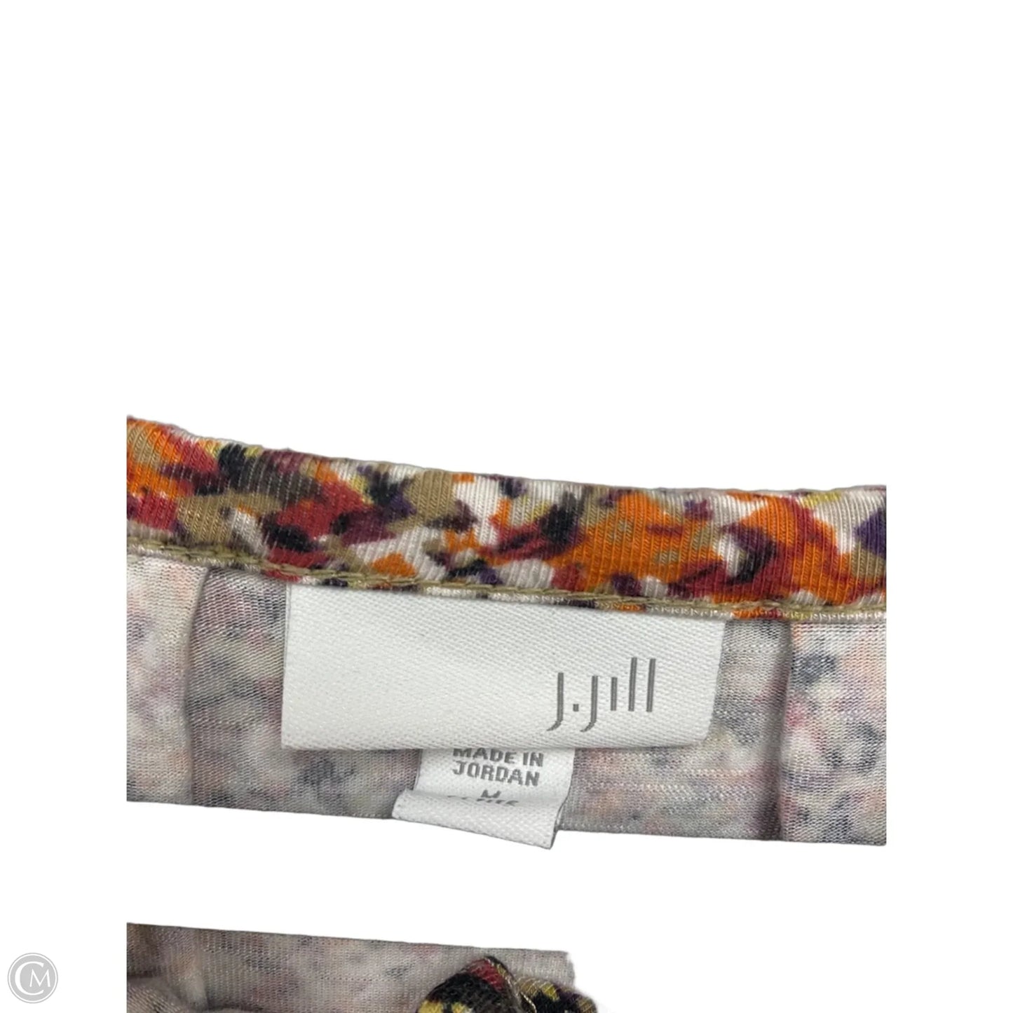 Dress Casual Short By J. Jill In Orange & Tan, Size: Mp