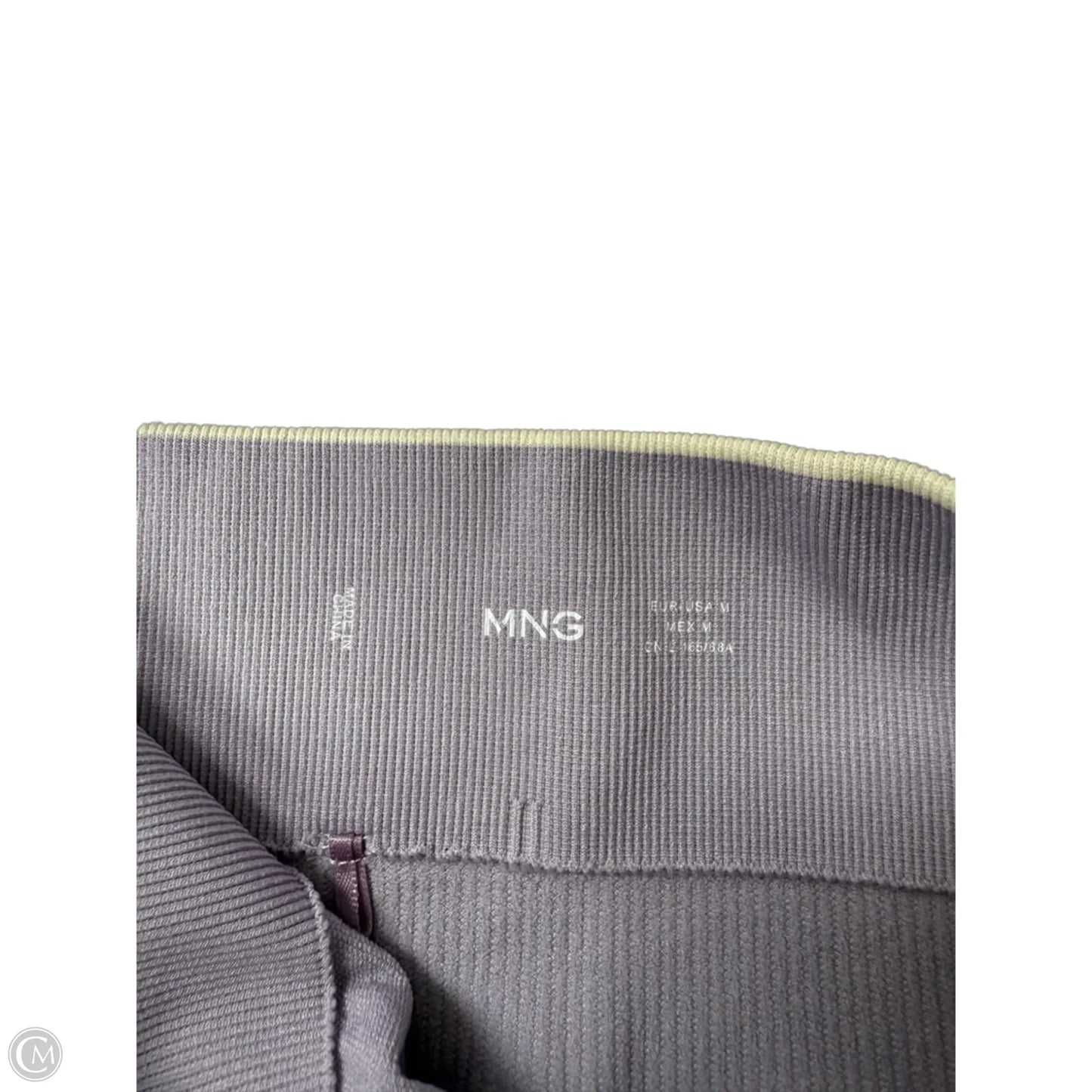Athletic Leggings By Mng In Cream & Purple, Size: M