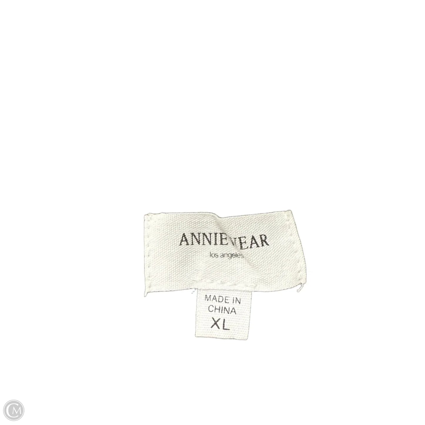 Top Short Sleeve By Anniewear In Black & Tan, Size: Xl