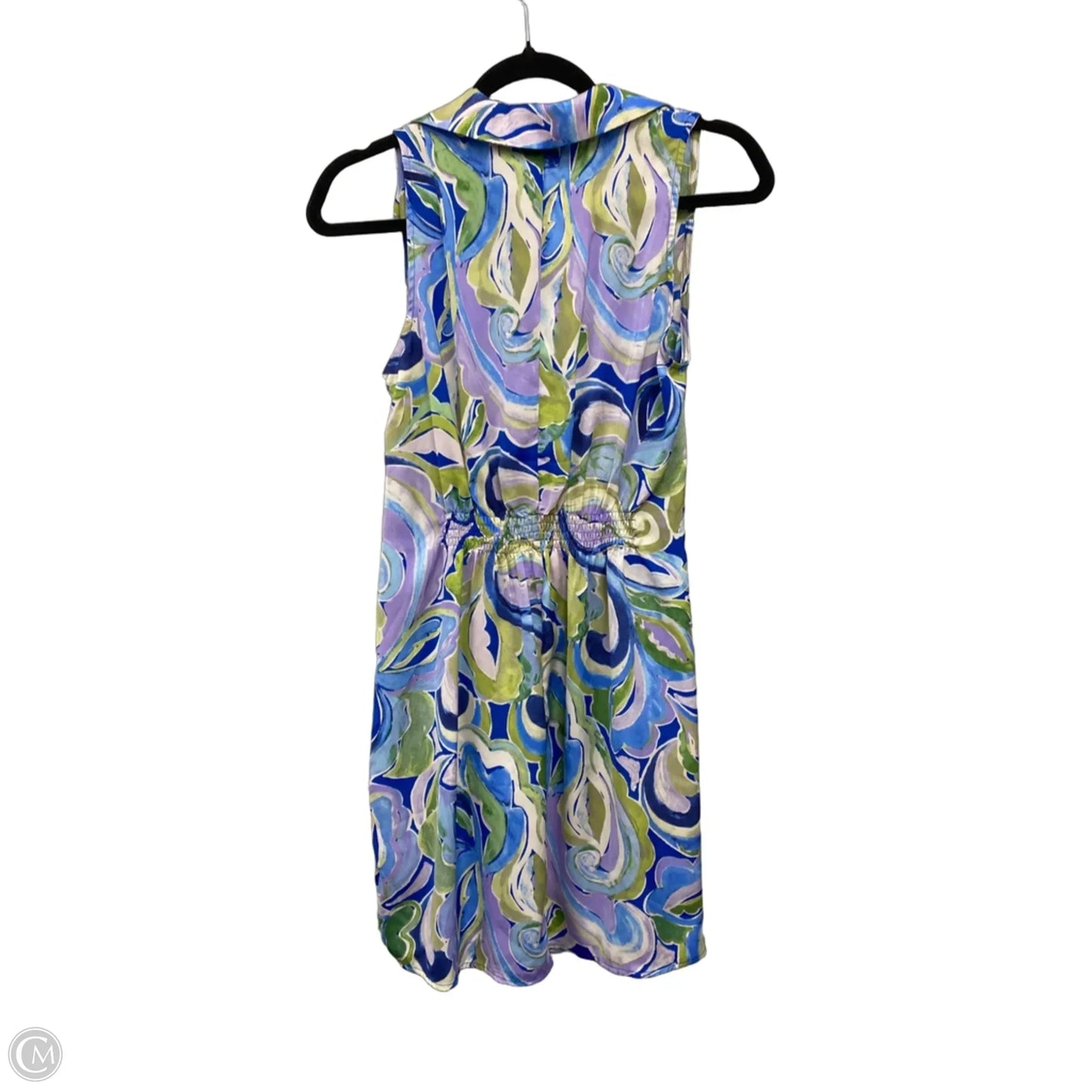 Dress Casual Short By Easel In Green & Purple, Size: S