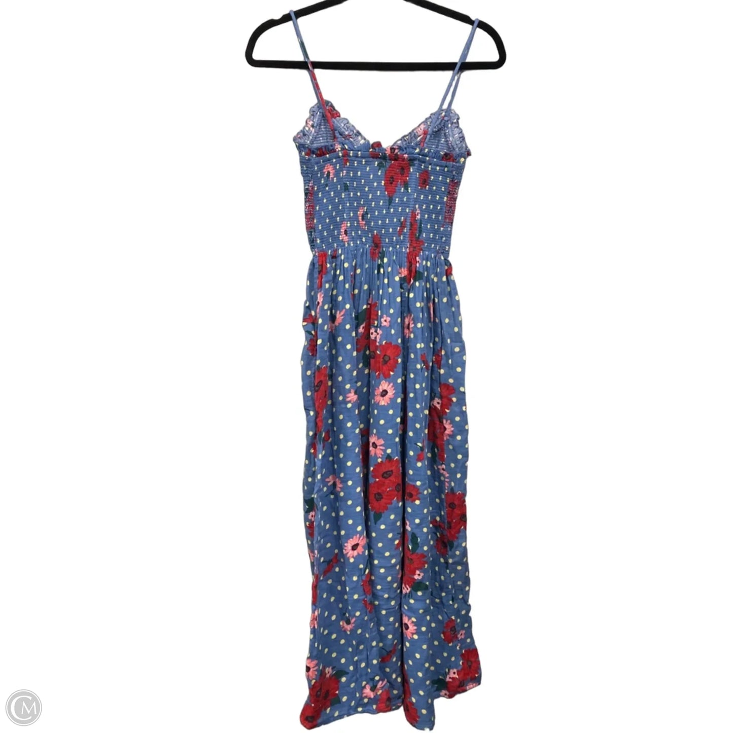 Dress Casual Maxi By Free People In Blue & Red, Size: Xs