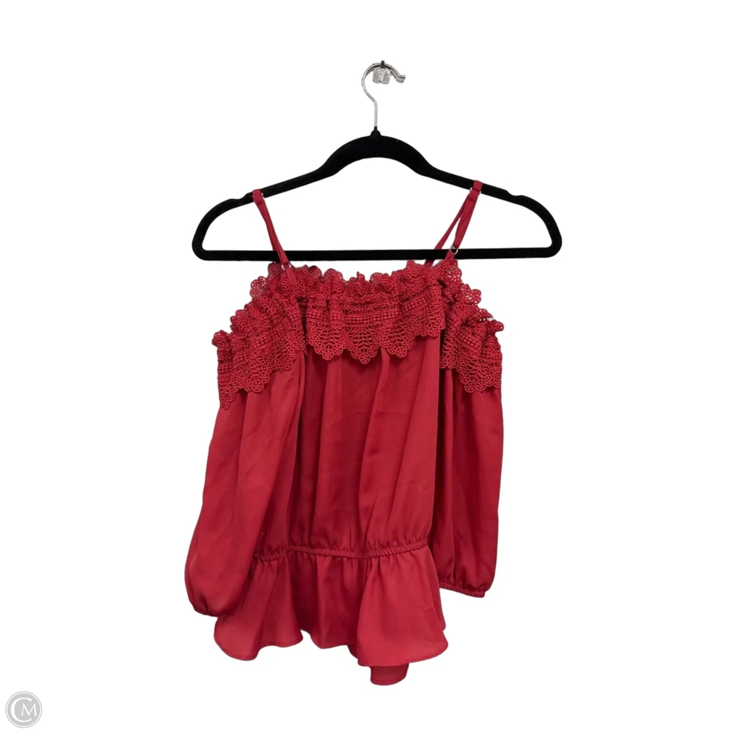 Top Short Sleeve By A Byer In Red, Size: S