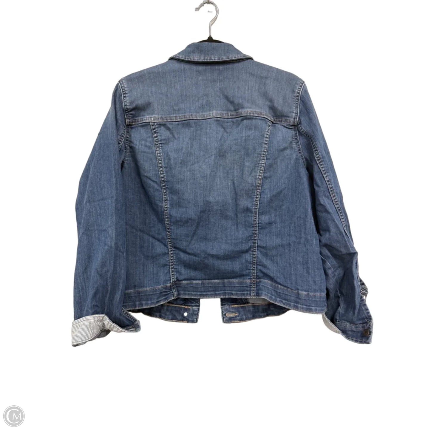 Jacket Denim By Croft And Barrow In Bronze, Size: 0