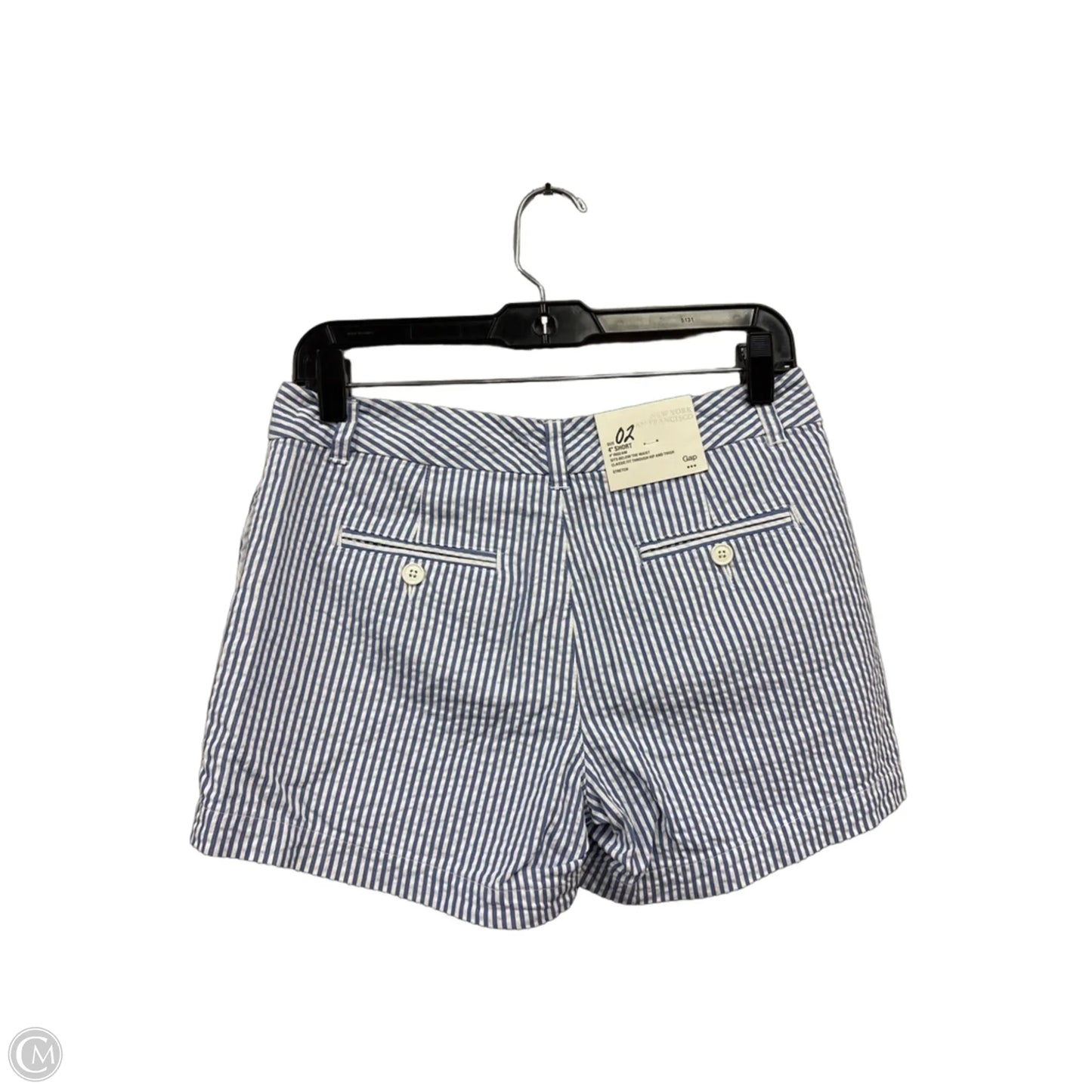 Shorts By Gap In Blue & White, Size: 2