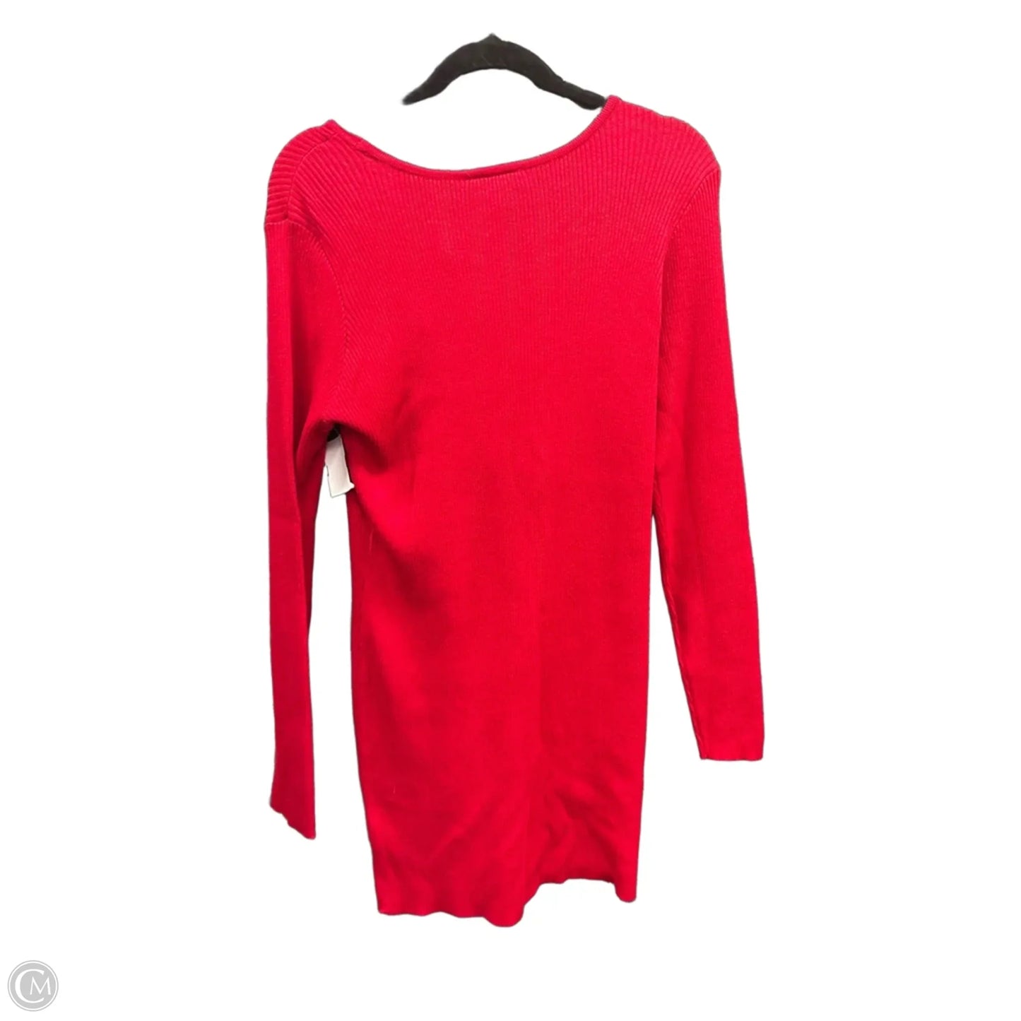 Dress Casual Short By Ab Studio In Red, Size: L