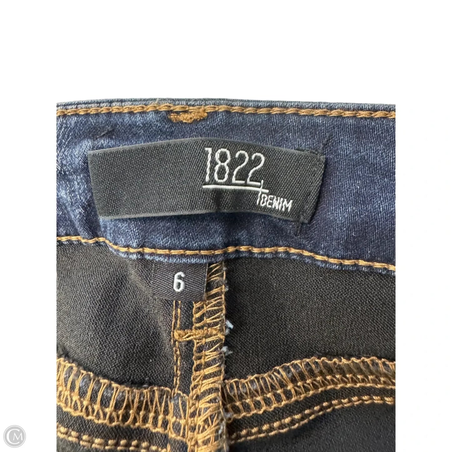 Jeans Skinny By 1822 Denim In Blue, Size: 6