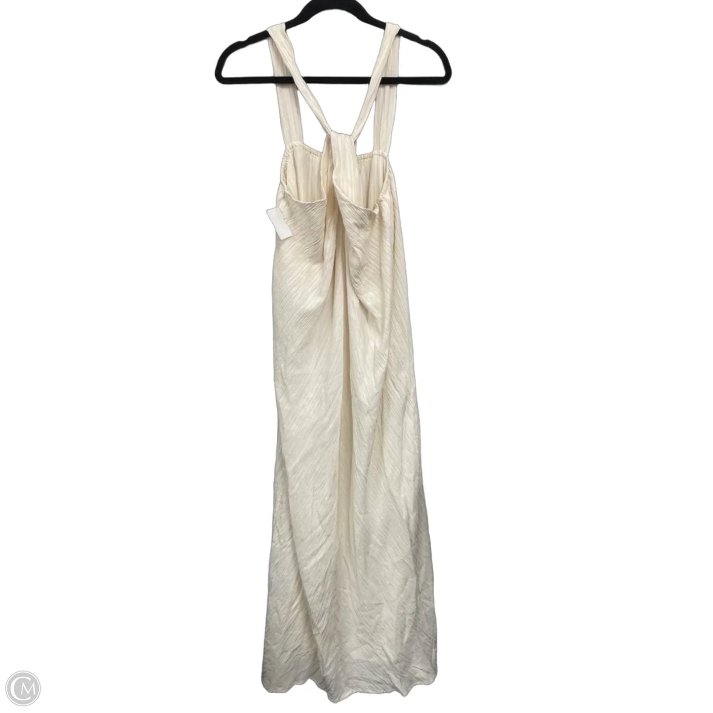 Dress Casual Maxi By Commense In Cream, Size: L
