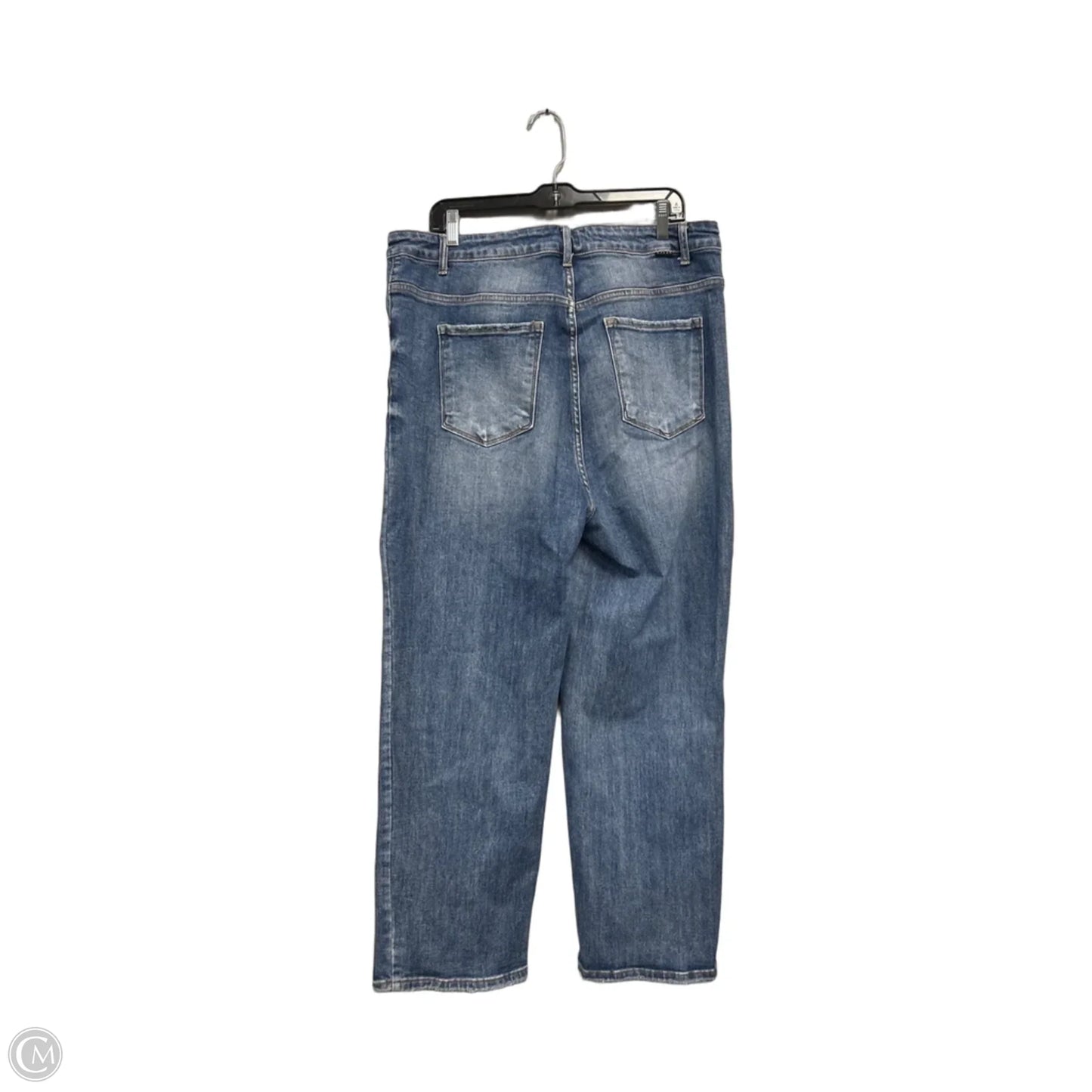 Jeans Wide Leg By Risen In Blue, Size: 2x