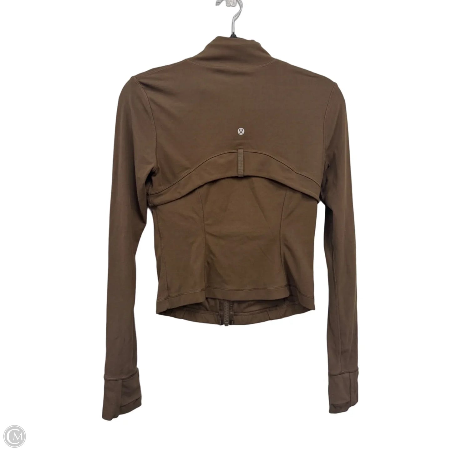 Athletic Jacket By Lululemon In Brown, Size: 6