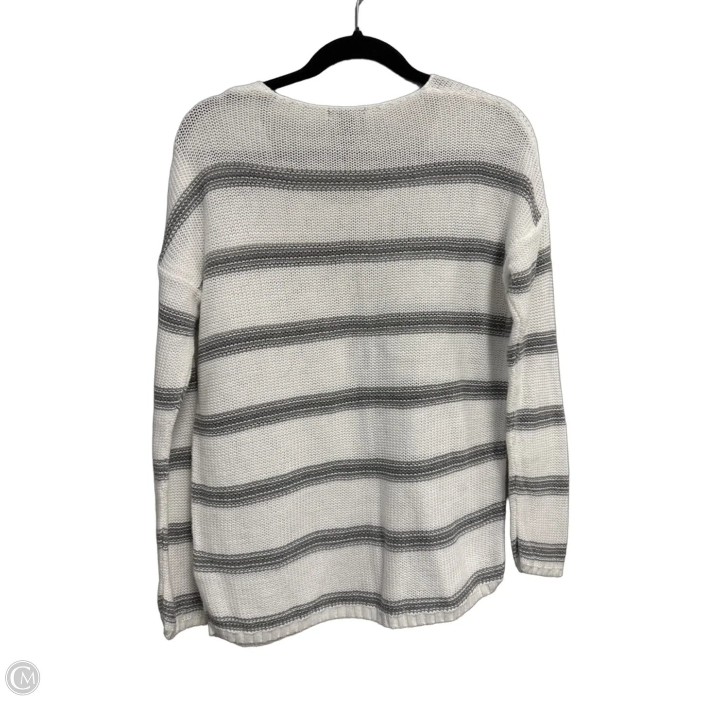 Sweater By Gap In Grey & White, Size: M