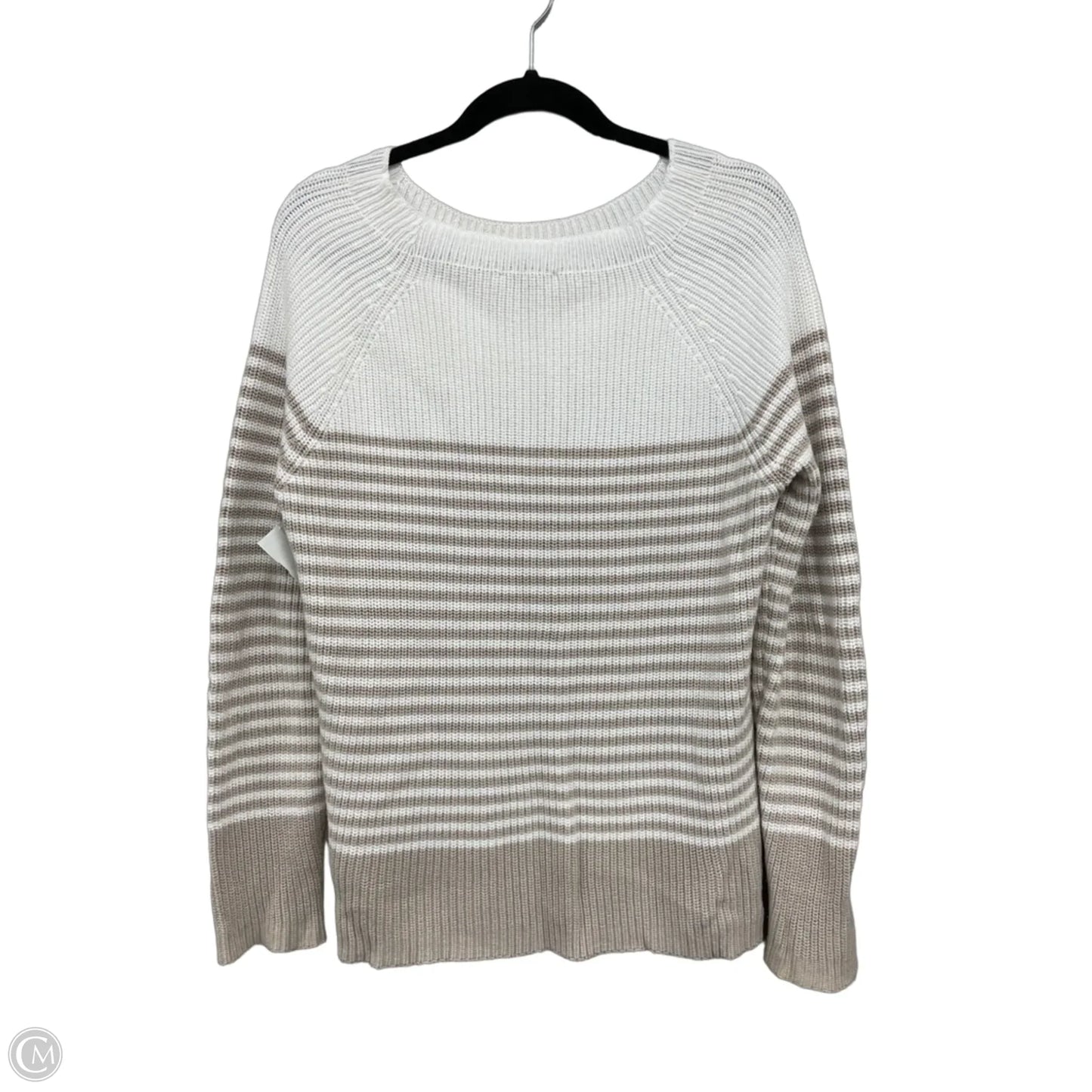 Sweater By Vineyard Vines In Tan & White, Size: M
