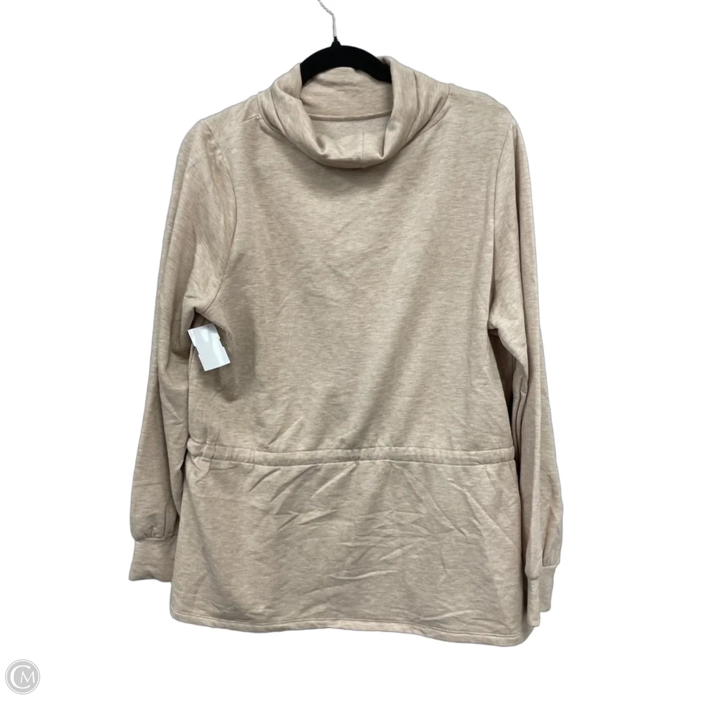 Top Long Sleeve By Crown And Ivy In Tan, Size: L