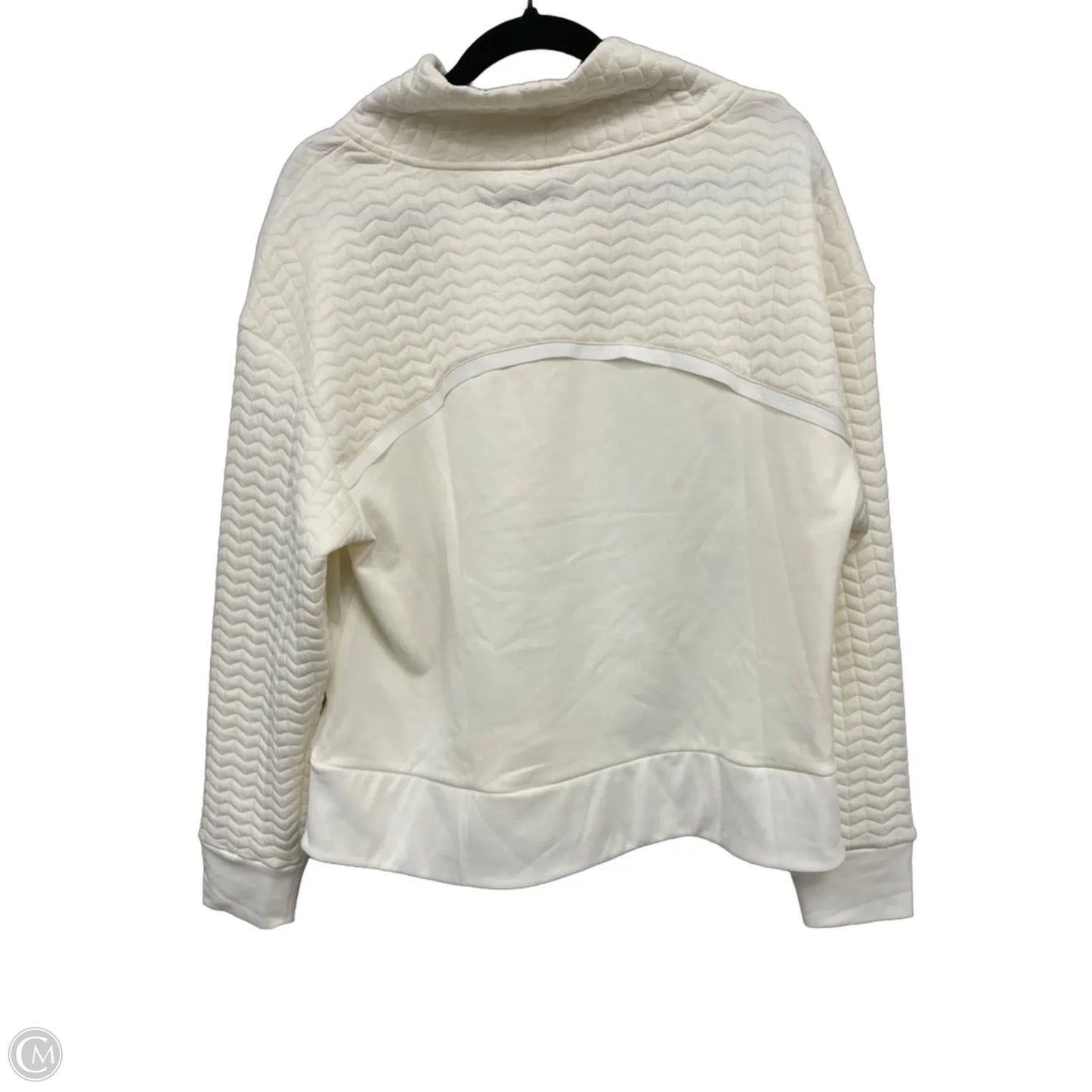 Sweatshirt Collar By Layer 8 In Cream, Size: Xl