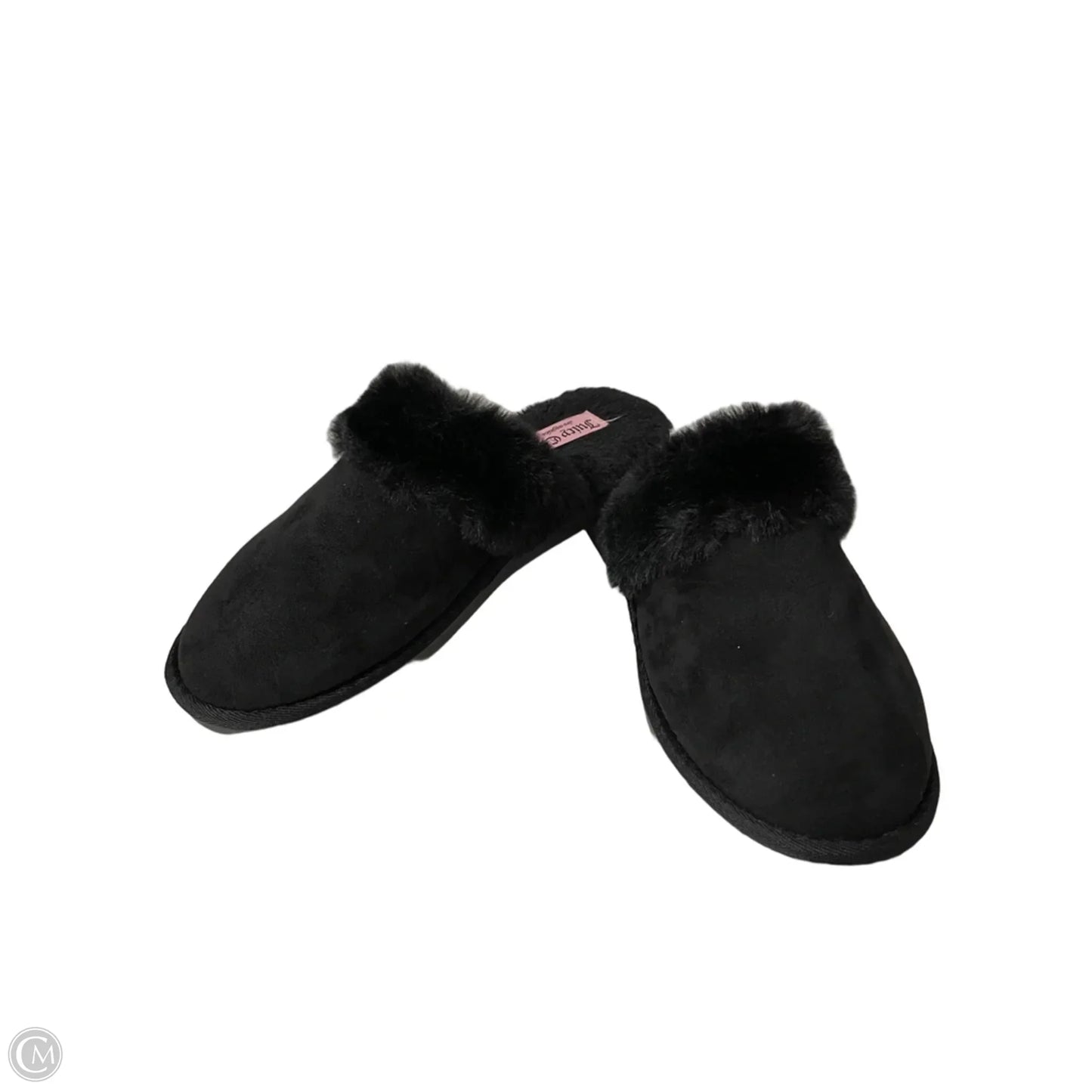 Slippers By Juicy Couture In Black, Size: 9.5