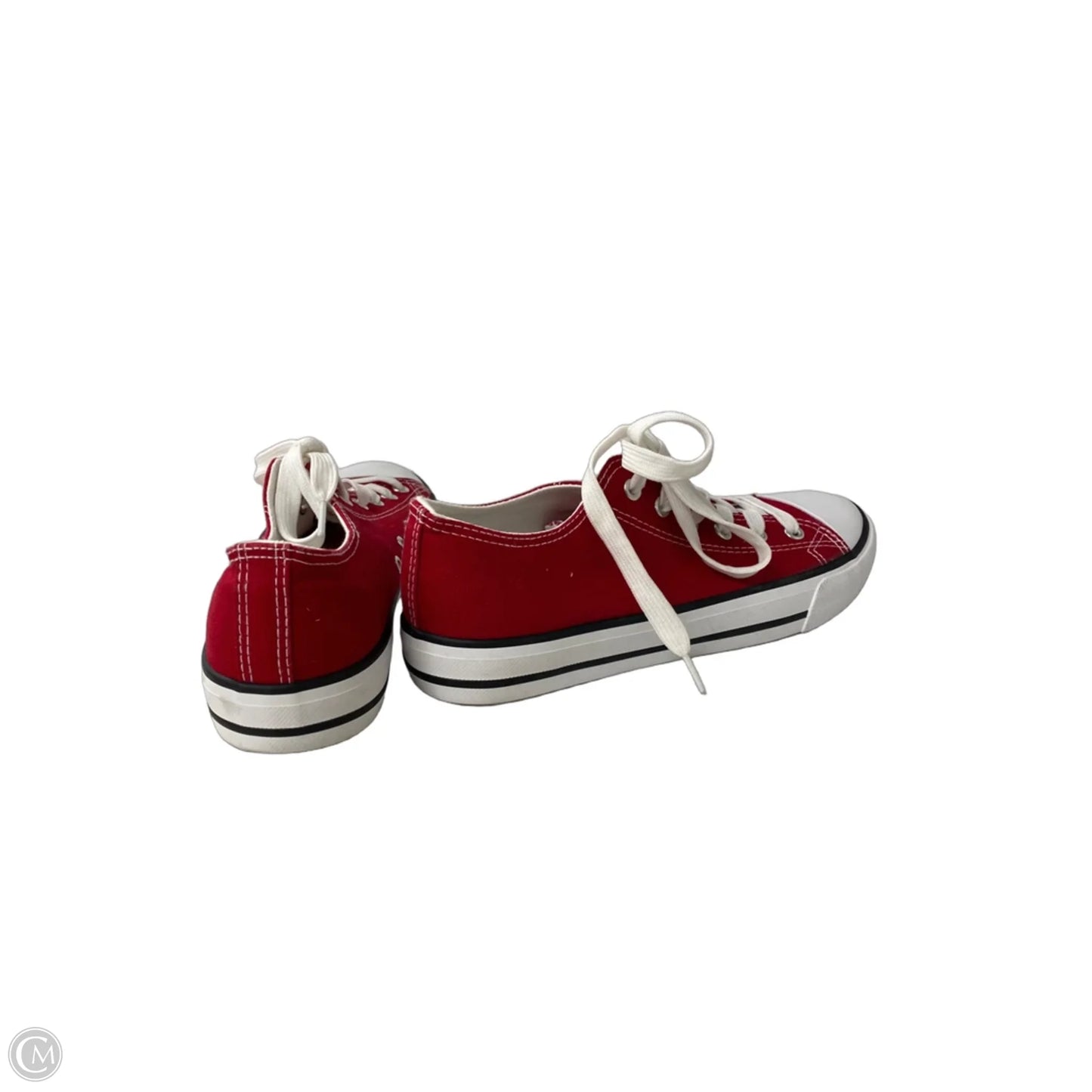 Shoes Sneakers By Clothes Mentor In Red & White, Size: 8