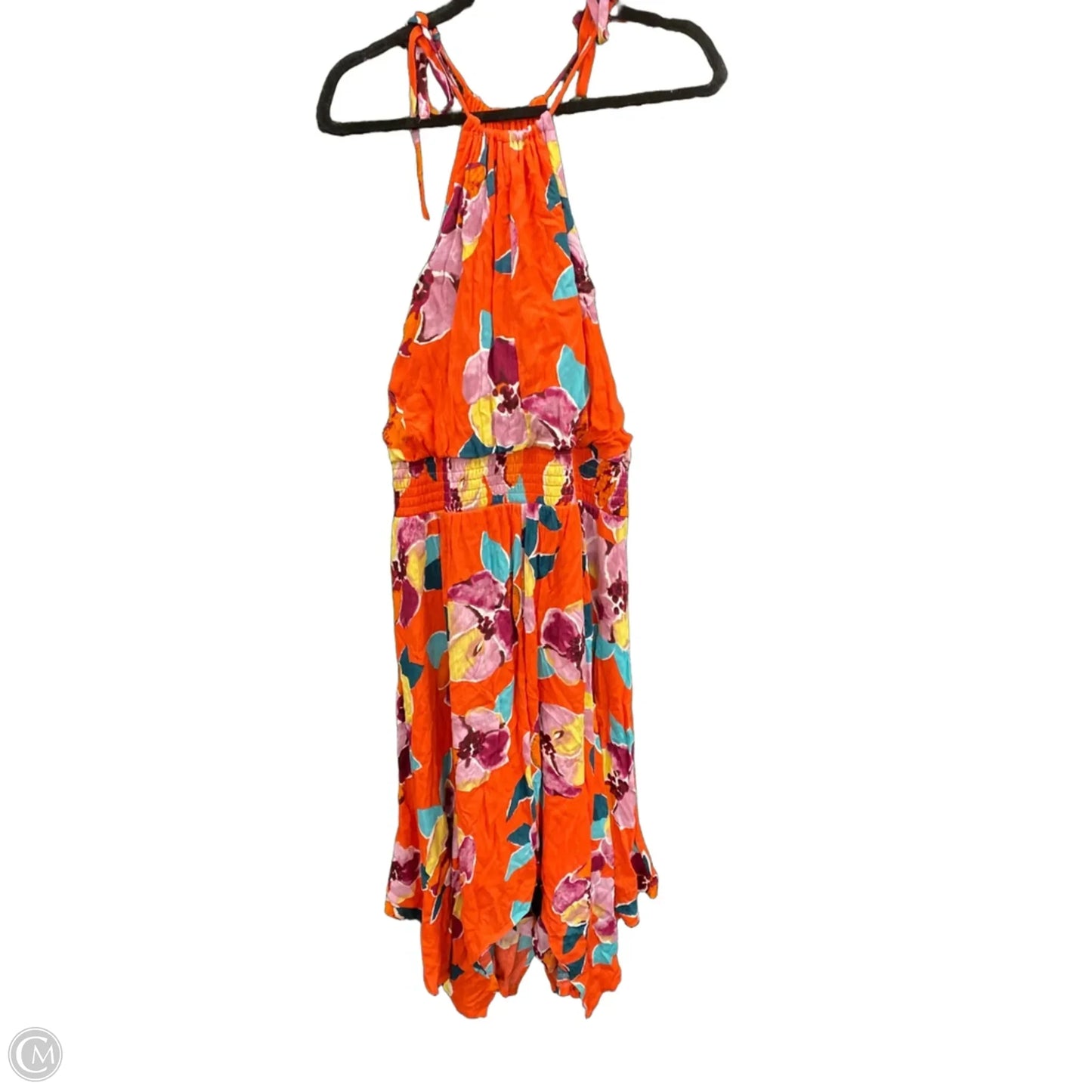 Dress Casual Maxi By Old Navy In Orange & Purple, Size: 1x