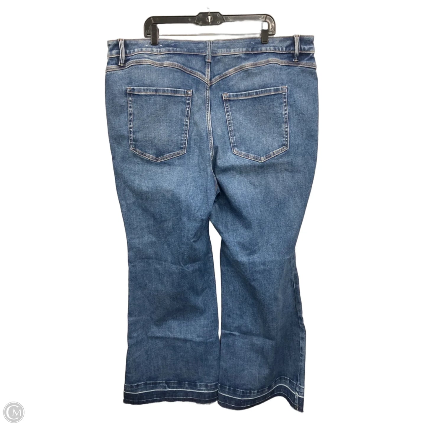 Jeans Wide Leg By Lane Bryant In Blue, Size: 24