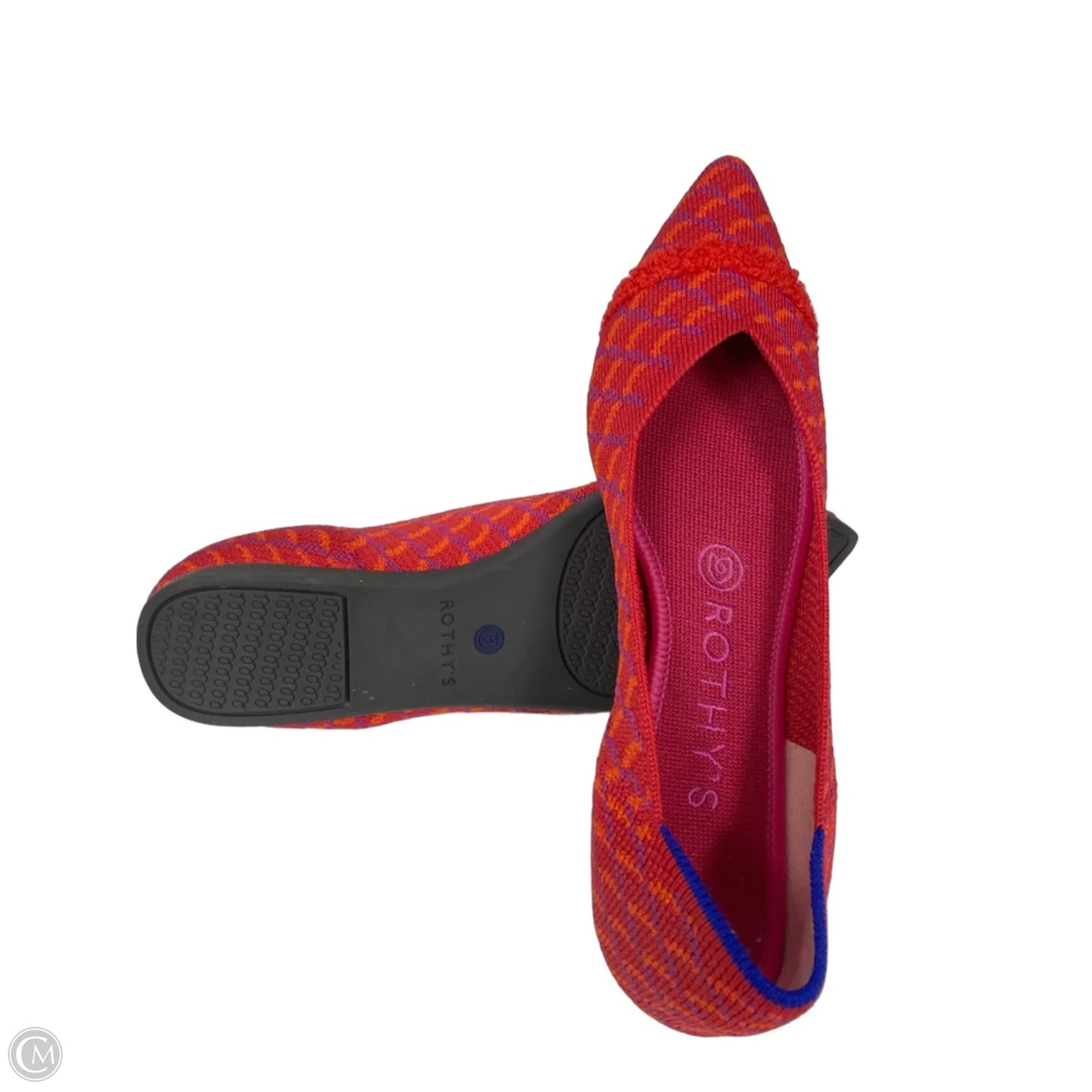 Shoes Athletic By Rothys In Orange & Red, Size: 6.5