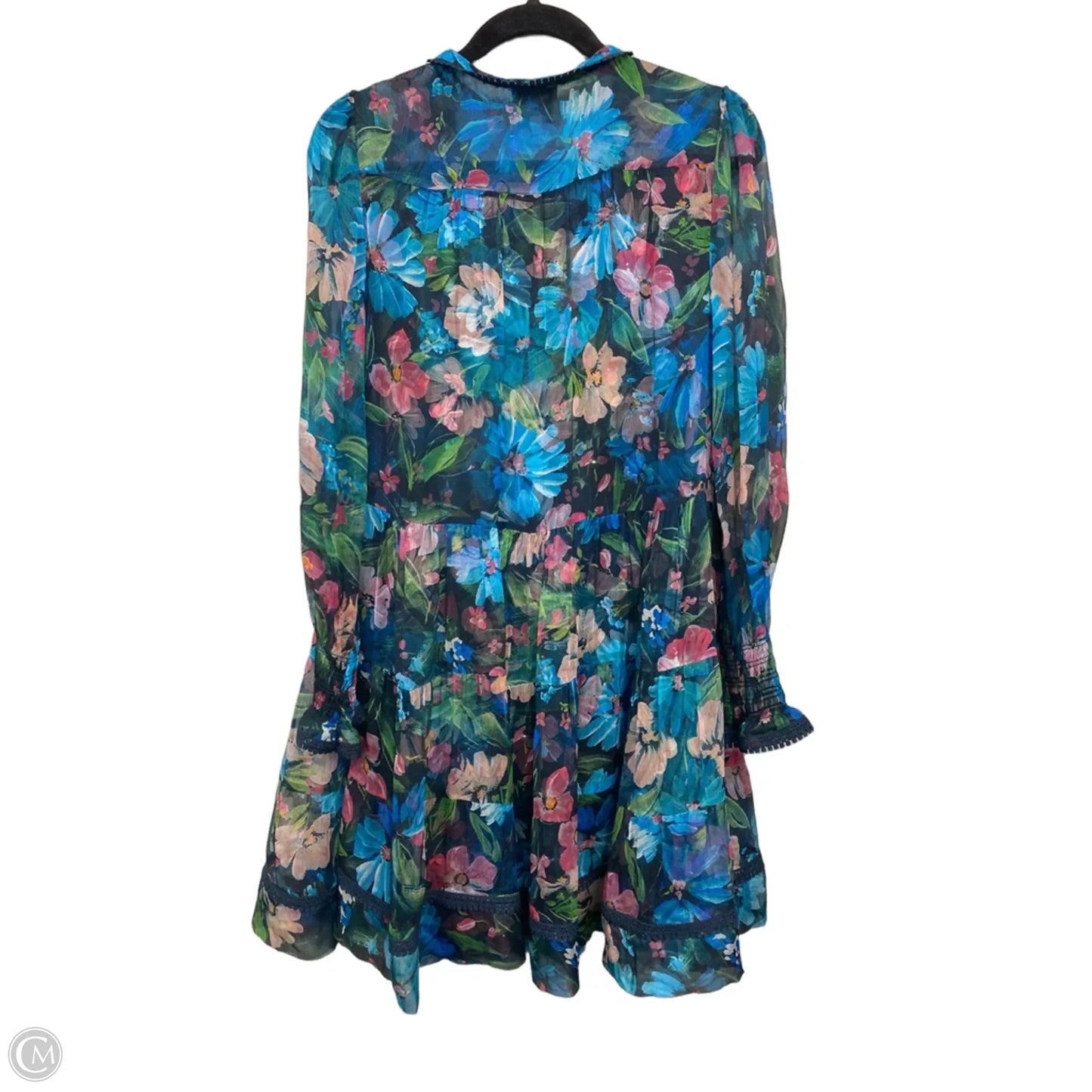 Dress Casual Short By Jade In Blue & Pink, Size: S