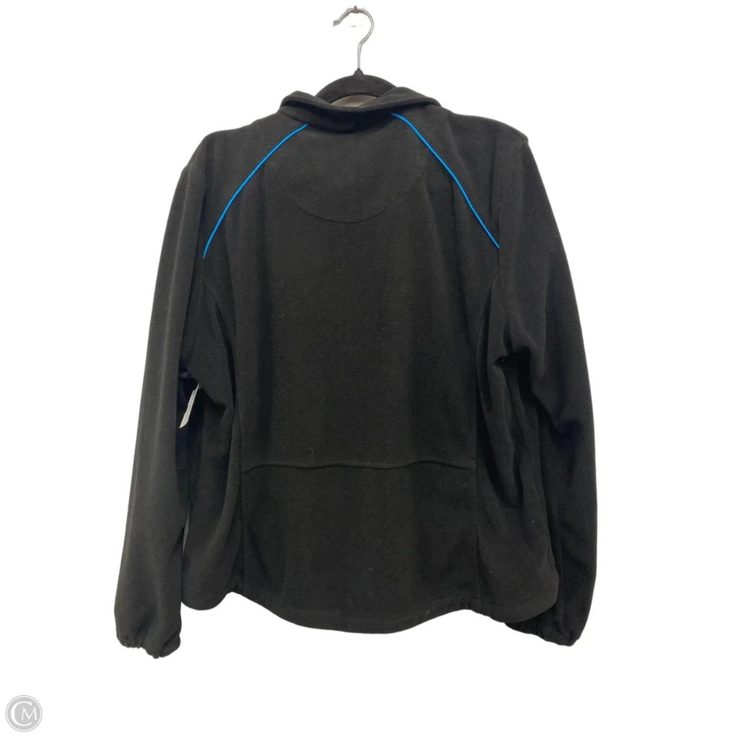 Jacket Fleece By Clothes Mentor In Black & Blue, Size: Xl