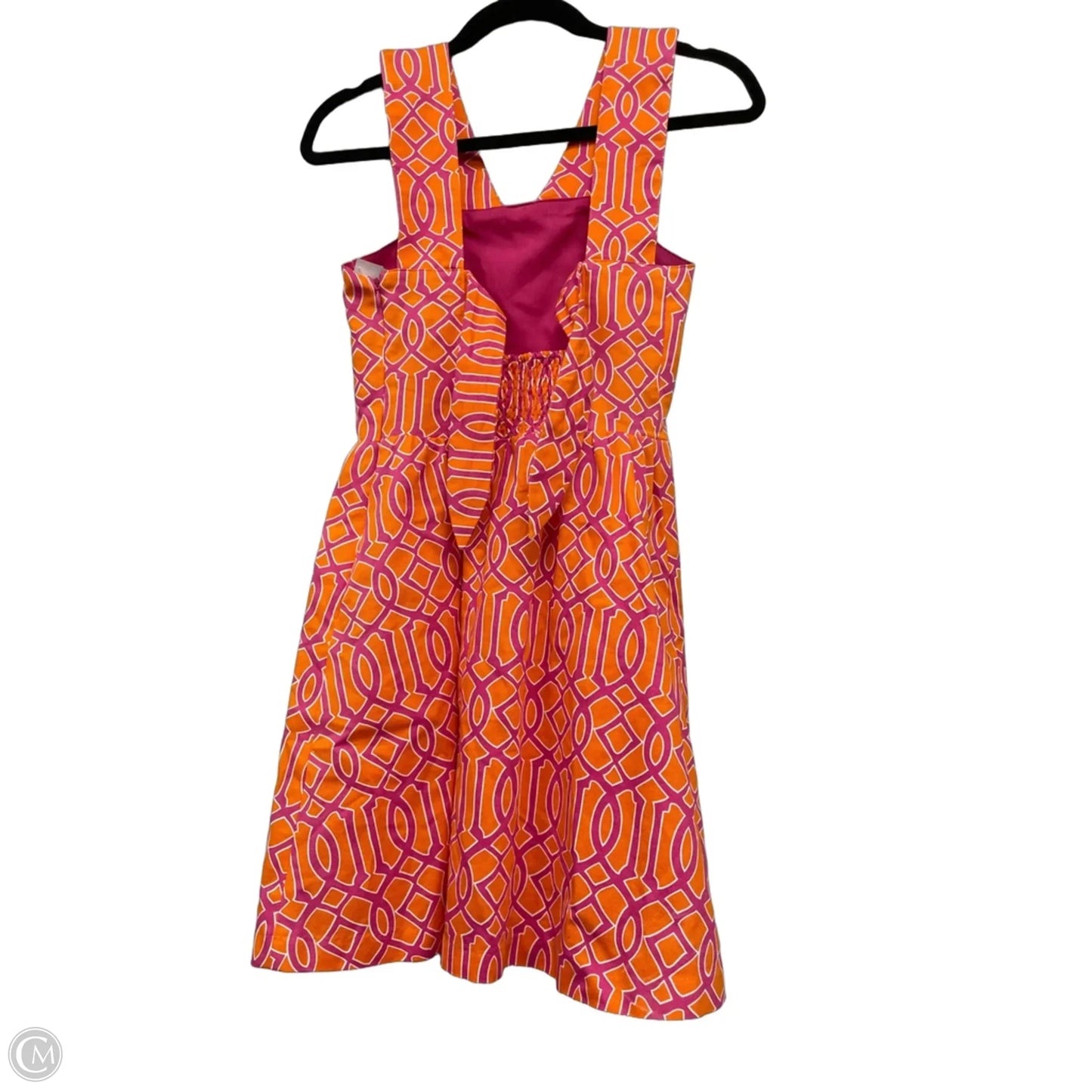 Dress Casual Short By Mudpie In Orange & Pink, Size: Xs