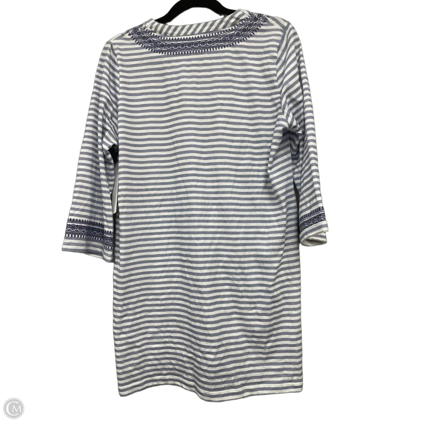Dress Designer By Spartina In Blue & White, Size: L