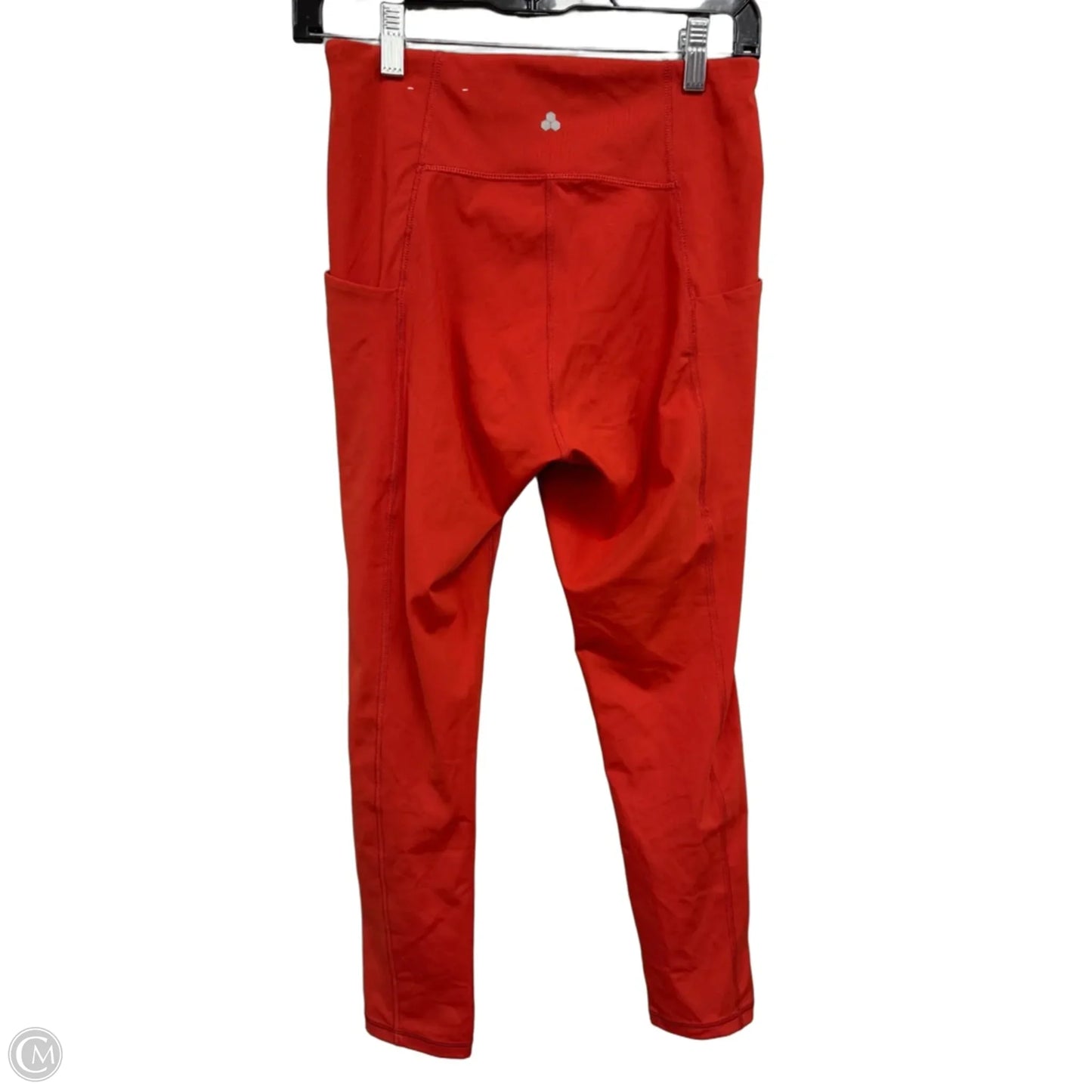 Athletic Leggings By Tek Gear In Orange, Size: M