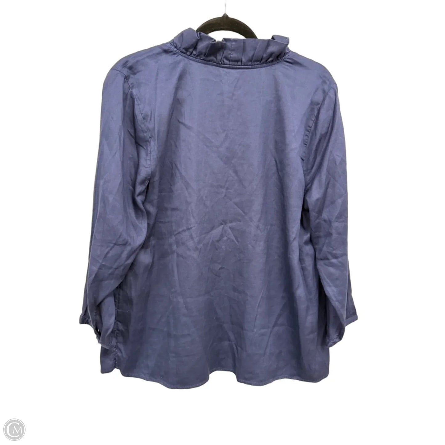 Top Long Sleeve By Crown And Ivy In Navy, Size: Xl