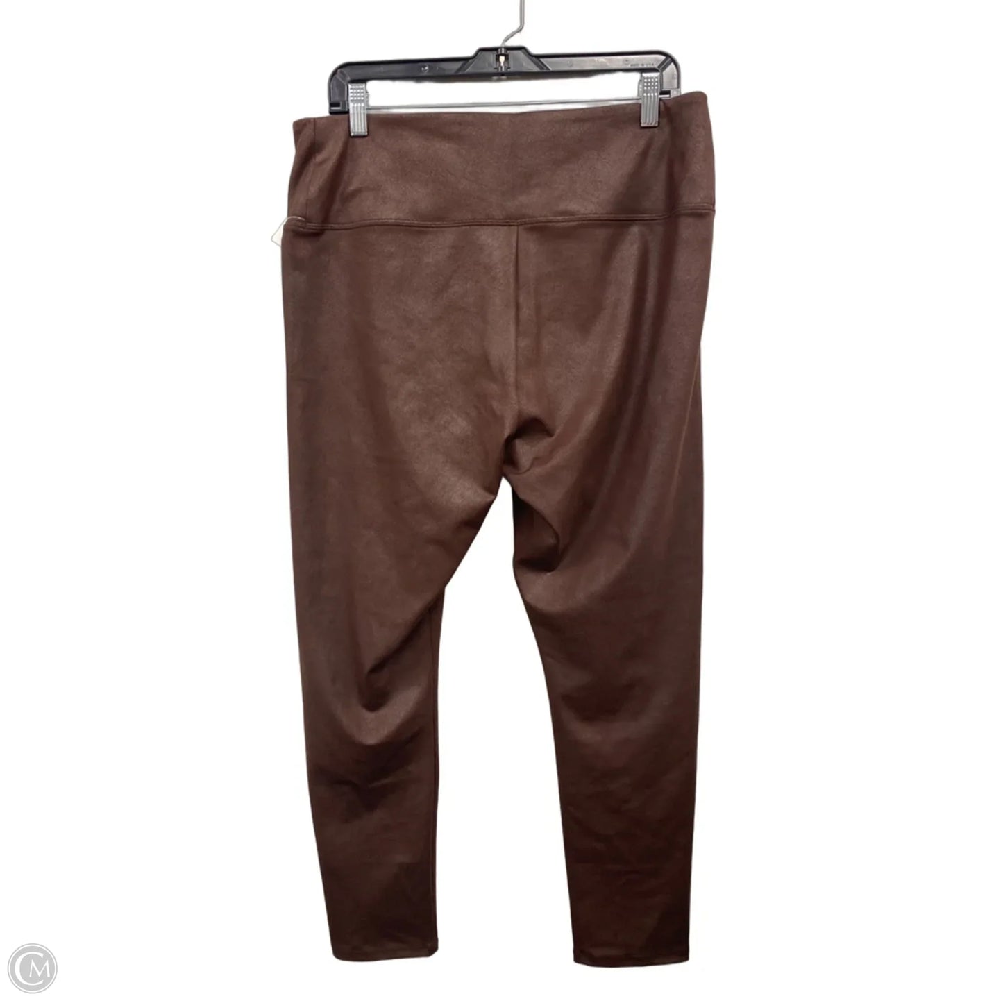 Athletic Leggings By Simply Vera In Brown, Size: Xl