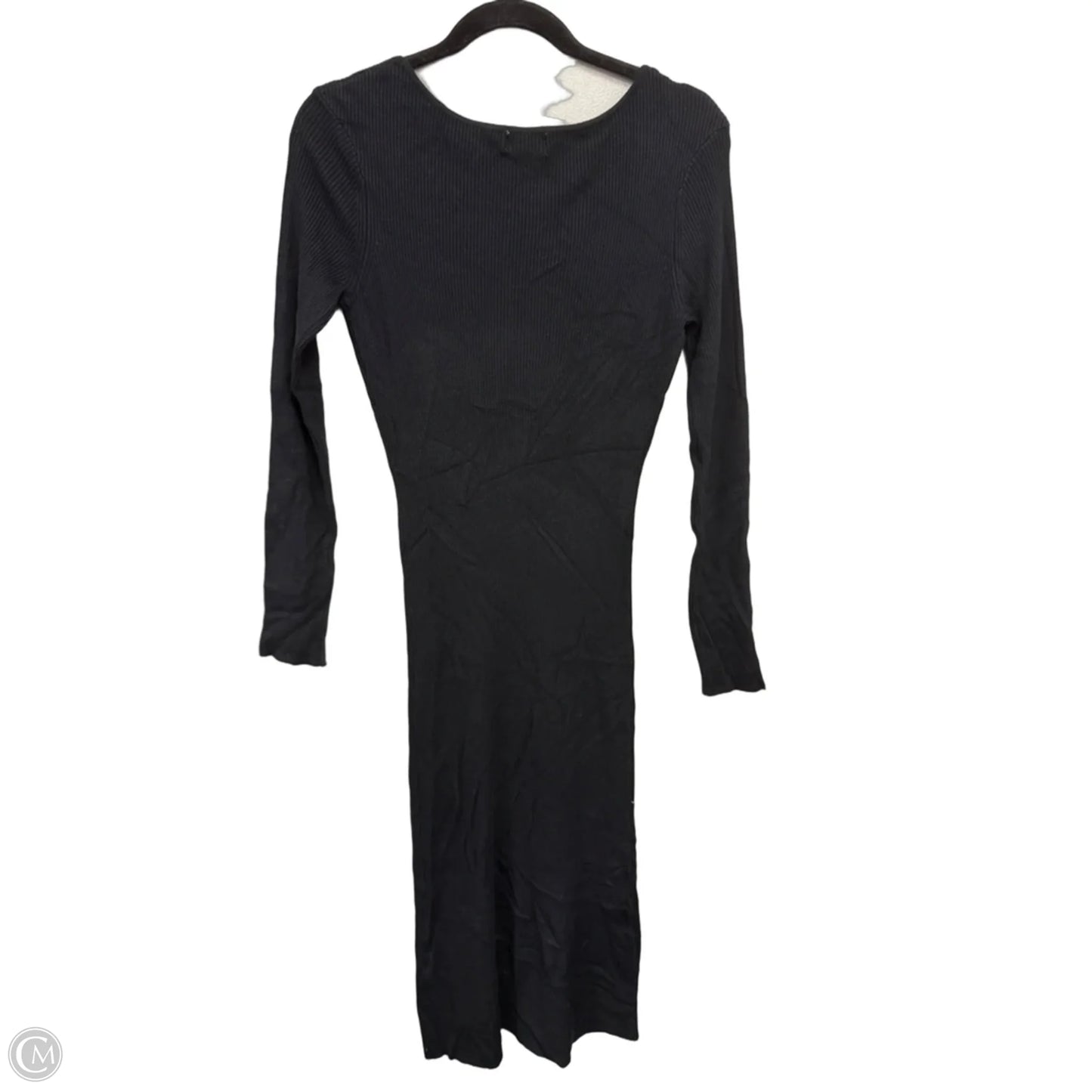 Dress Sweater By Pink Lily In Black, Size: M