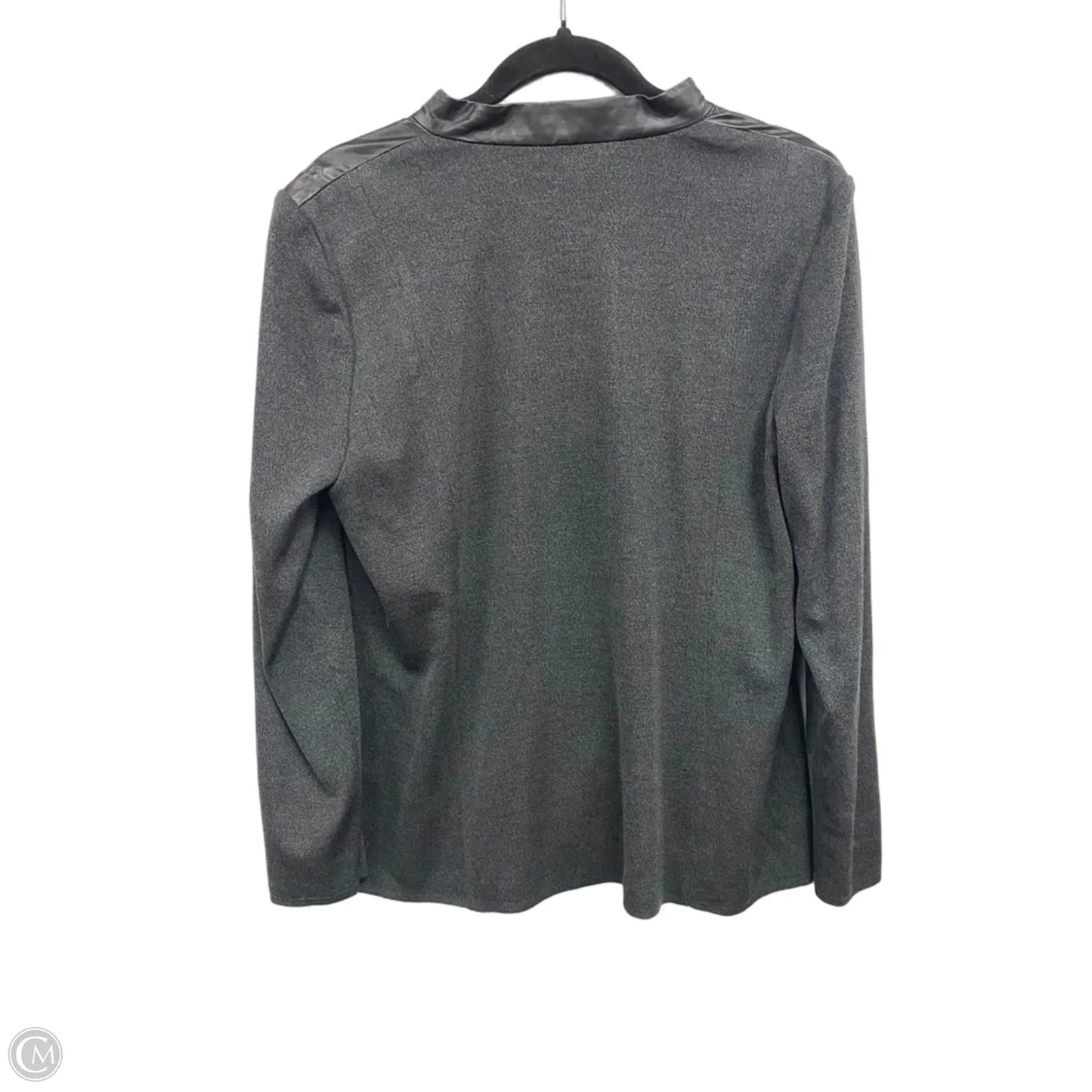 Jacket Other By Ming Wang In Black & Grey, Size: L