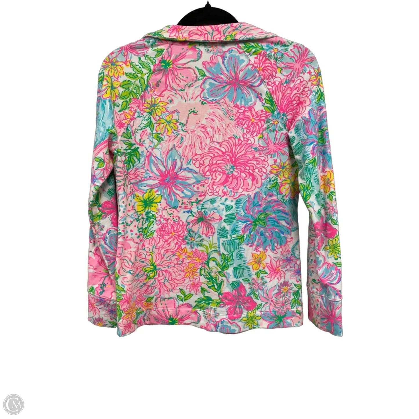 Jacket Designer By Lilly Pulitzer In Blue & Pink, Size: Xs